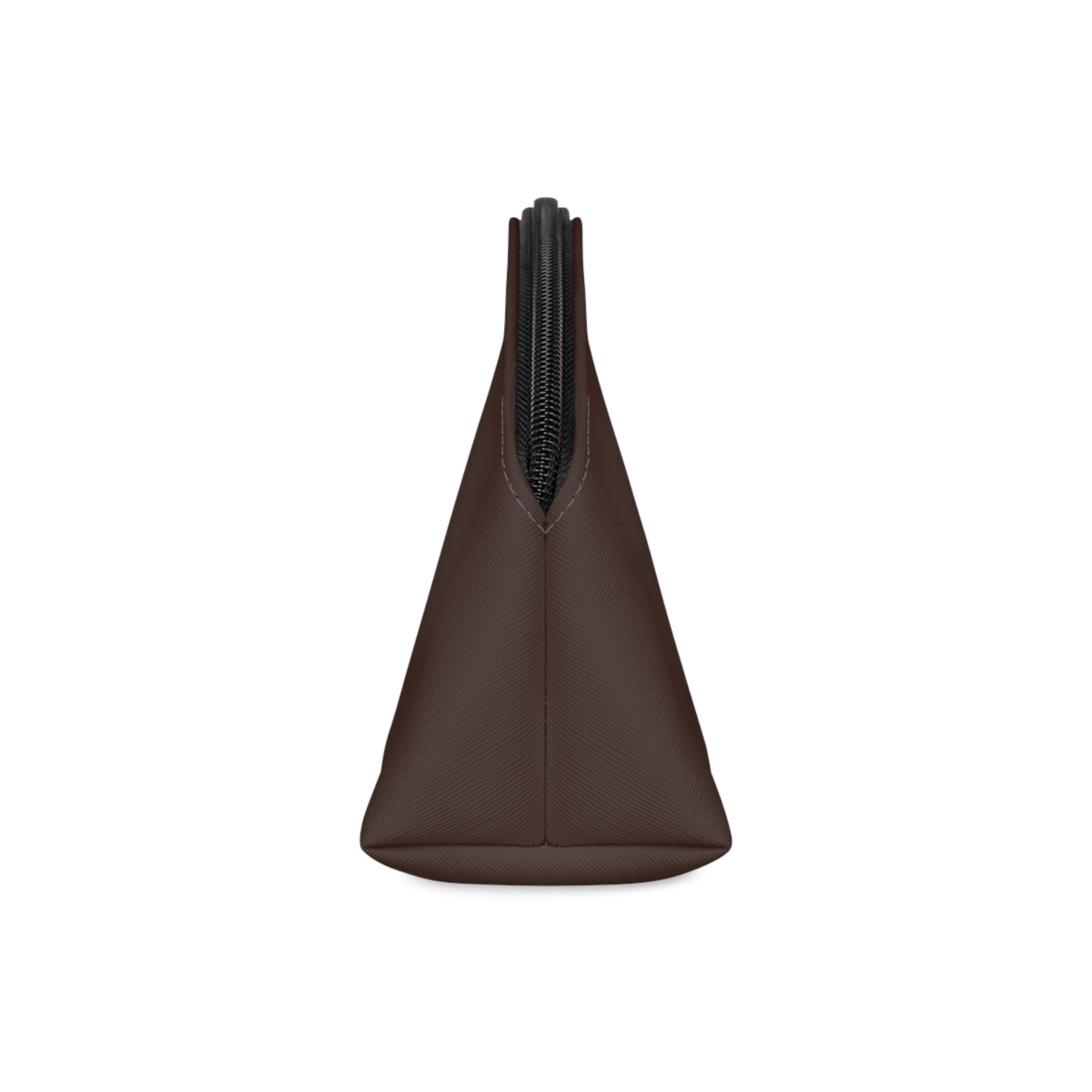 Nifty Ducks Travel Logo - Makeup Bag - Fun & Functional Travel Accessory - Espresso