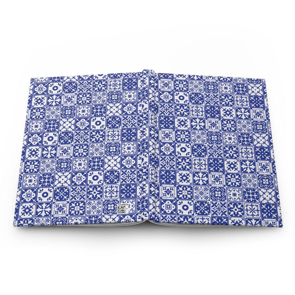 Mediterraneo Mosaic - Blue - Hardcover Journal - Matte Finish