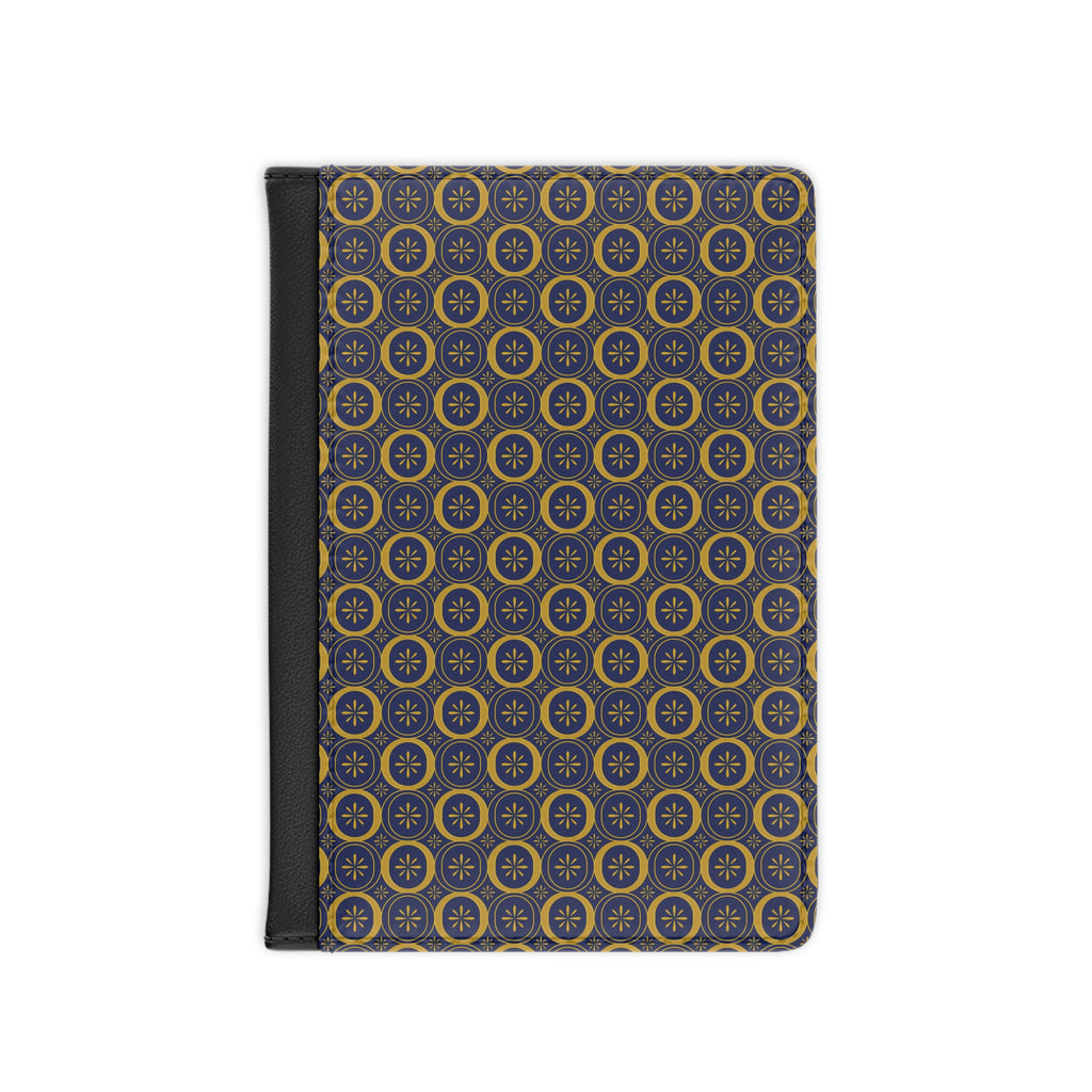 Solaris - Midnight Mallard - Gold - Passport Cover | Travel Accessory, Gift for Jet setters, Unique Travel Journal, Vacation Must-Have, Gift for Travelers