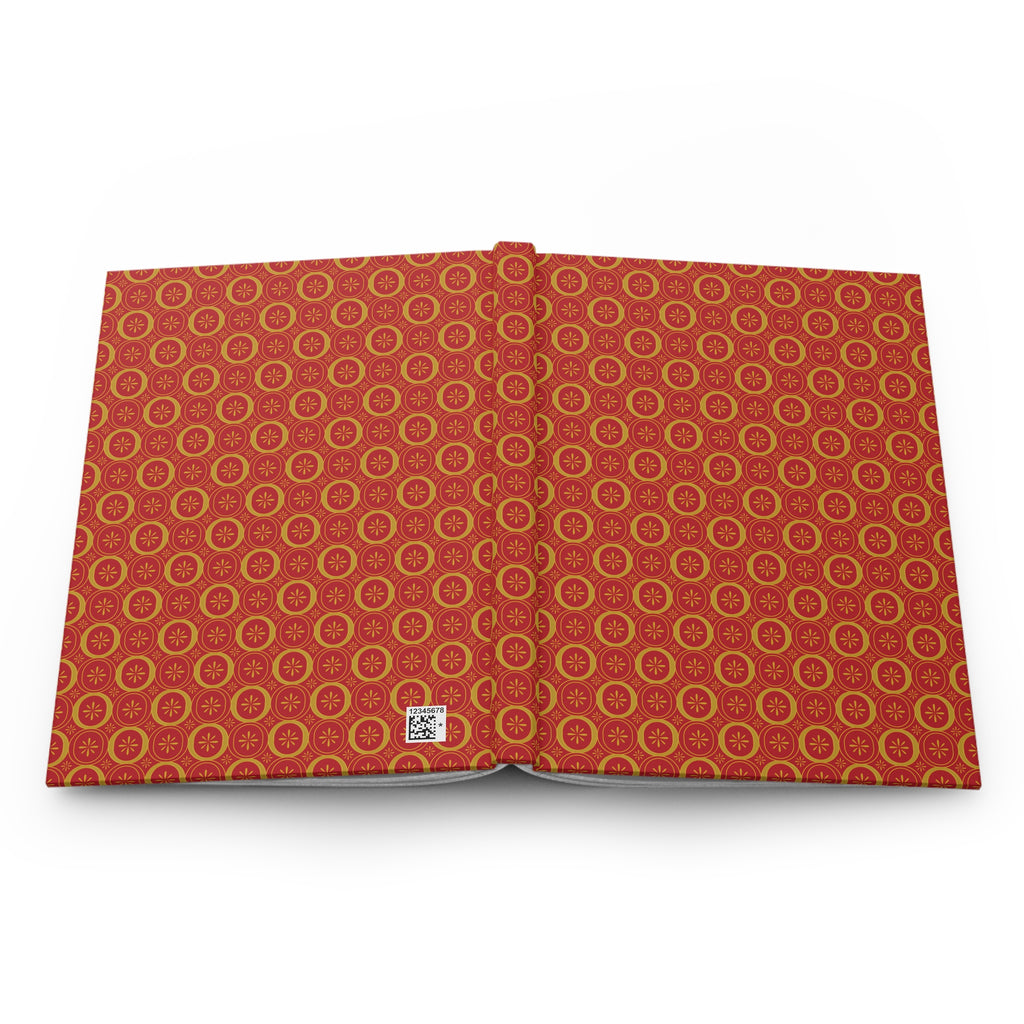 Solaris - Scarlet - Gold - Hardcover Journal - Matte Finish