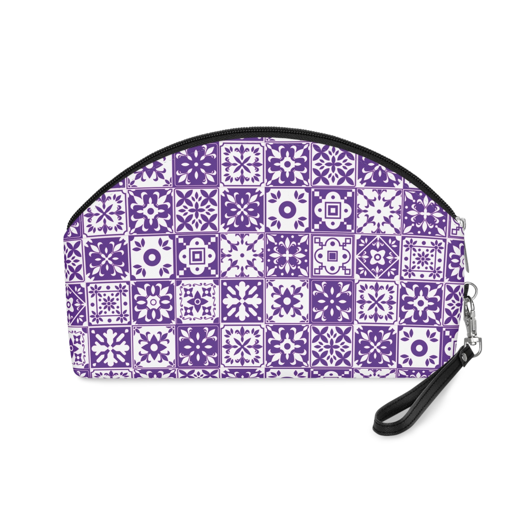Mediterraneo Mosaic - Purple - Mid Century design - Makeup Bag - Fun & Functional Travel Accessory