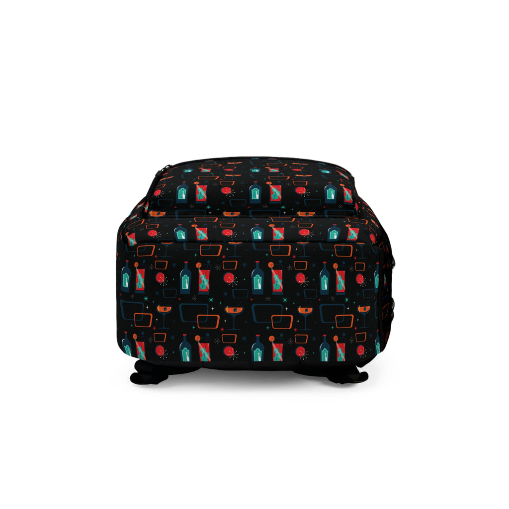 Cocktail Time - Black - Backpack - Travel Bag