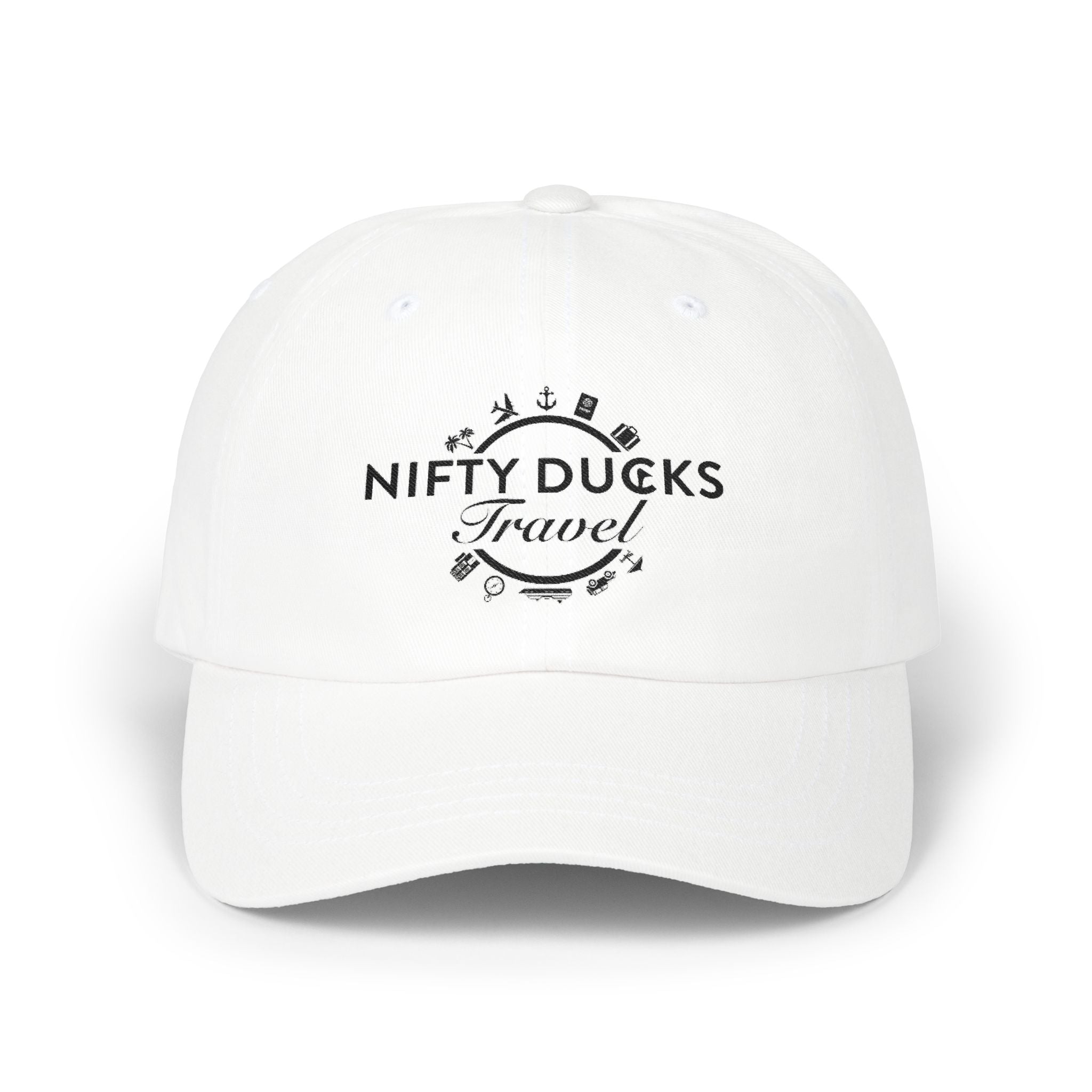 Nifty Ducks Travel Logo Classic Dad Cap - Perfect for Adventurers