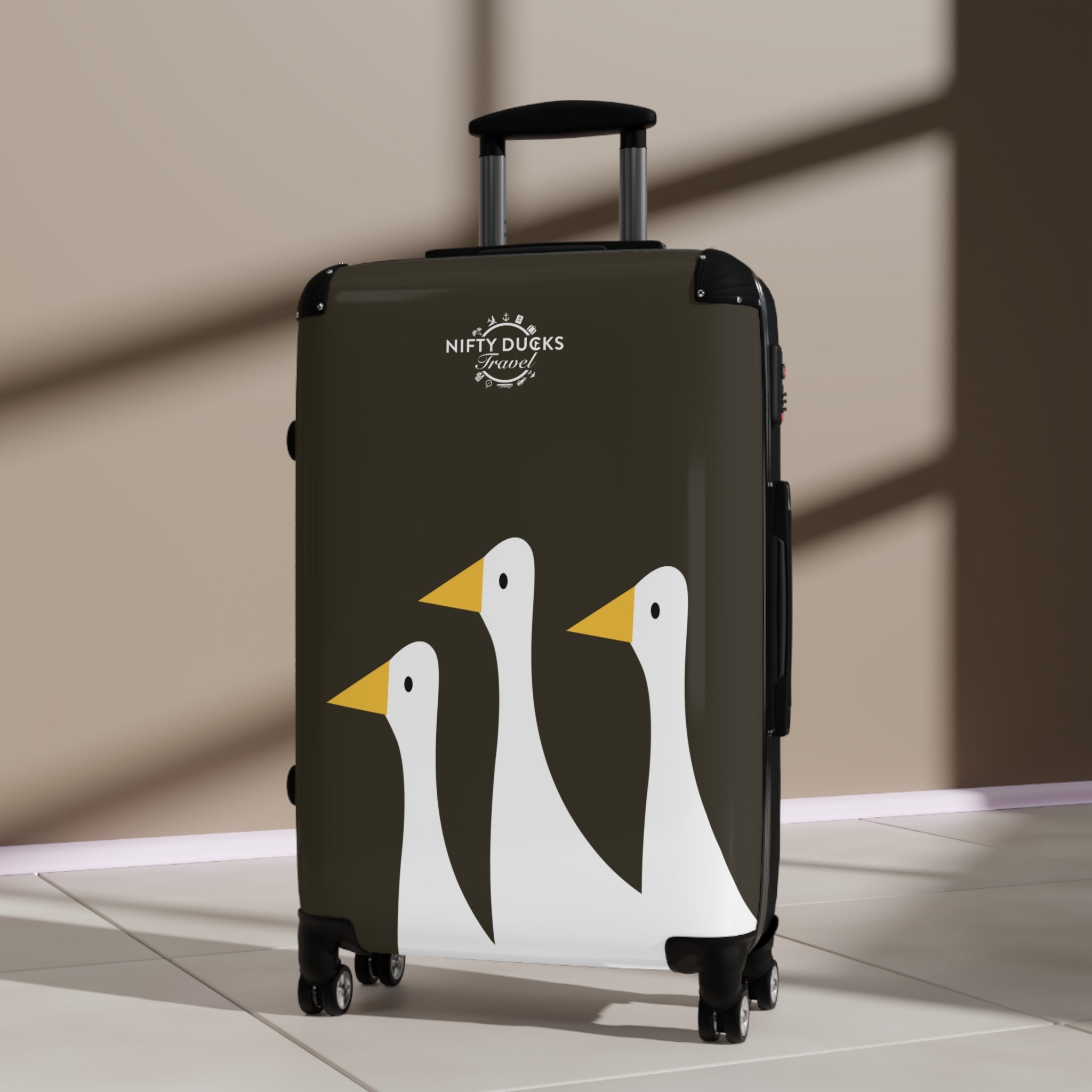 Traveling Ducks - Stylish Luggage for Adventurers - Signature Brown