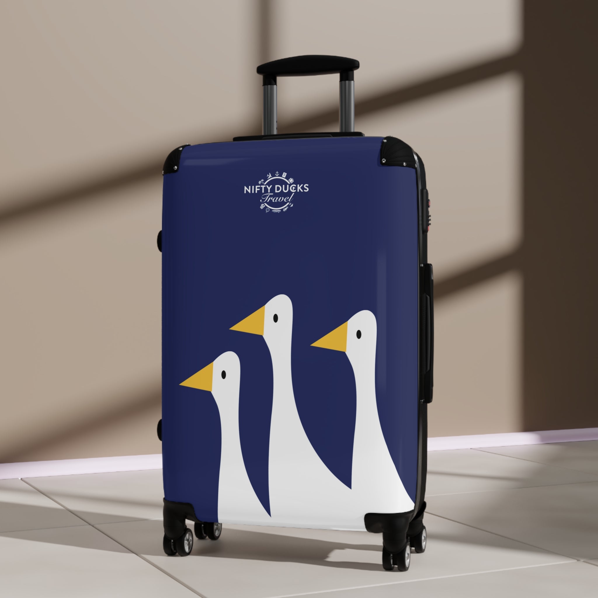 Traveling Ducks - Midnight Mallard - Stylish Luggage for Adventurers