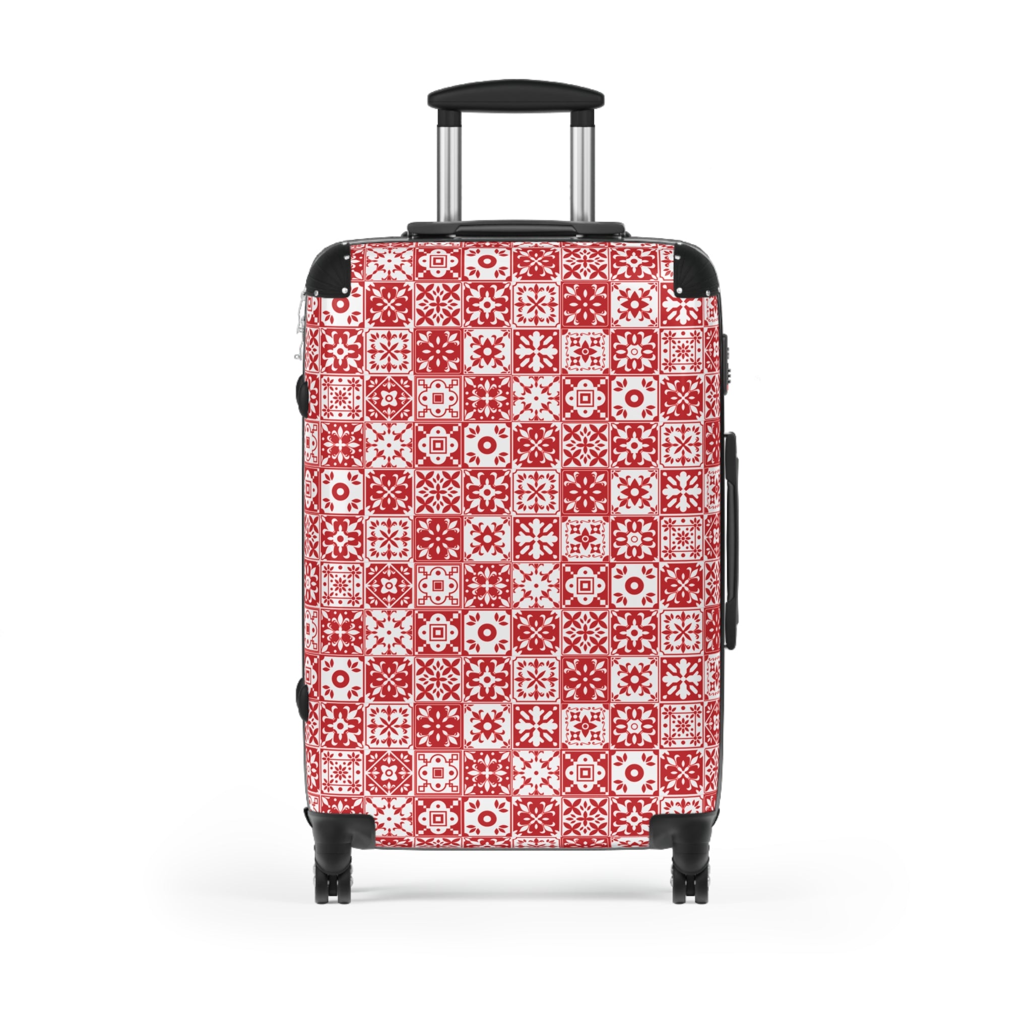 Mediterraneo Mosaic - Red - Suitcase - Stylish Luggage for Adventurers