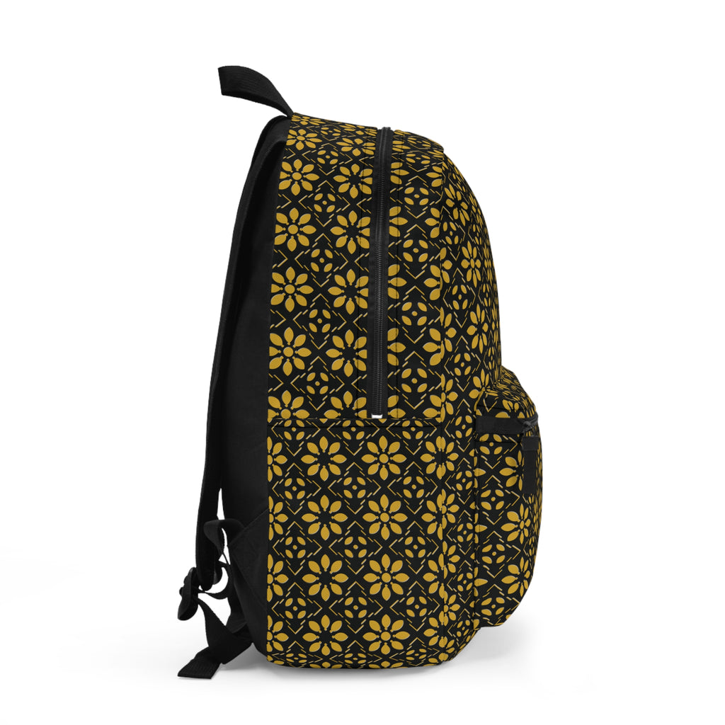Florina - Gold - Black - Backpack - Travel Bag