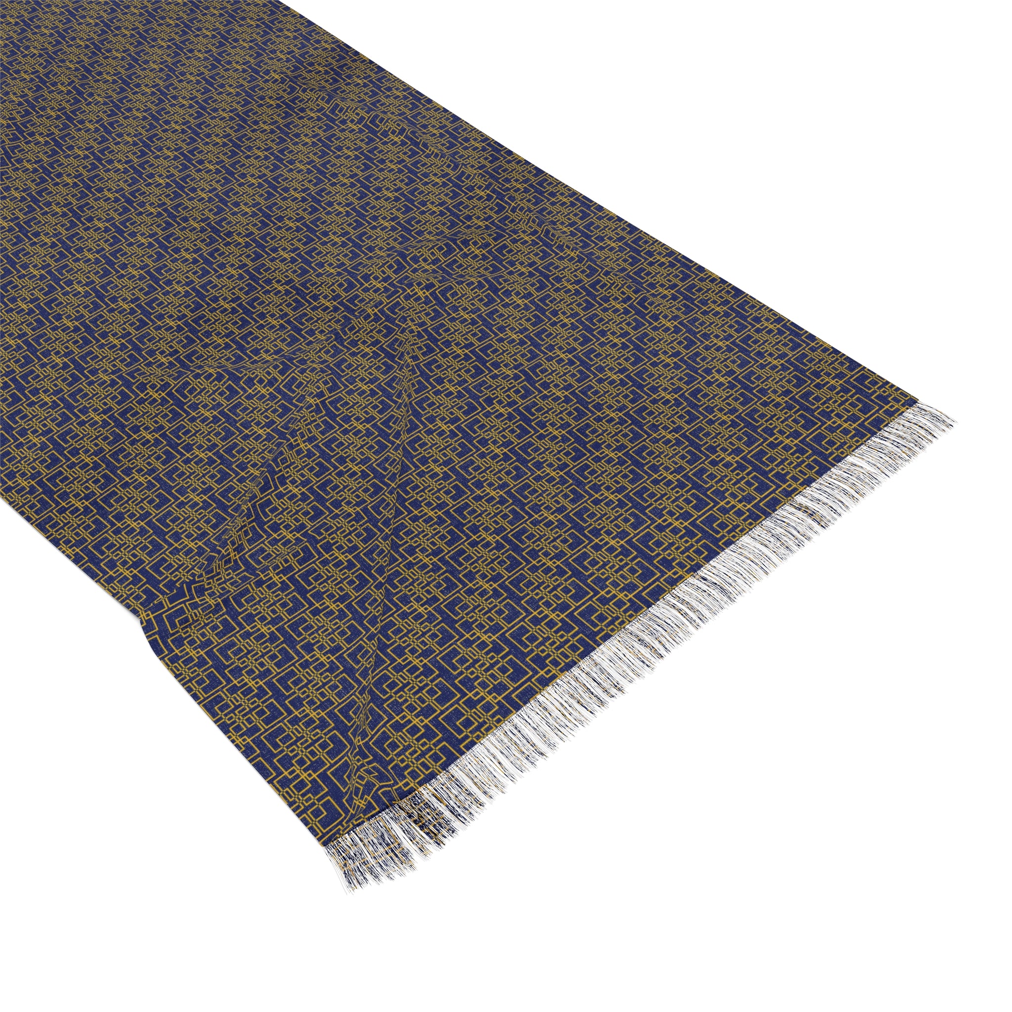 Linea Moda - Gold - Midnight Mallard - Scarf - Lightweight Shawl, Perfect for Outdoor Events, Mothers Day Gift