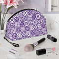 Mediterraneo Mosaic - Purple - Mid Century design - Makeup Bag - Fun & Functional Travel Accessory