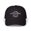 Nifty Ducks Travel Logo Classic Dad Cap - White Logo - Perfect for Adventurers