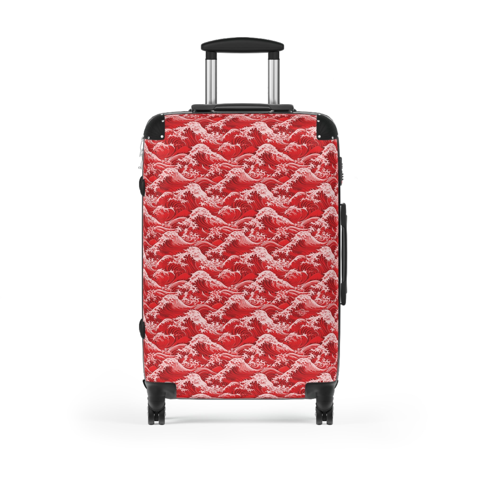 Tempest Tides - Red - Suitcase - Stylish Luggage for Adventurers