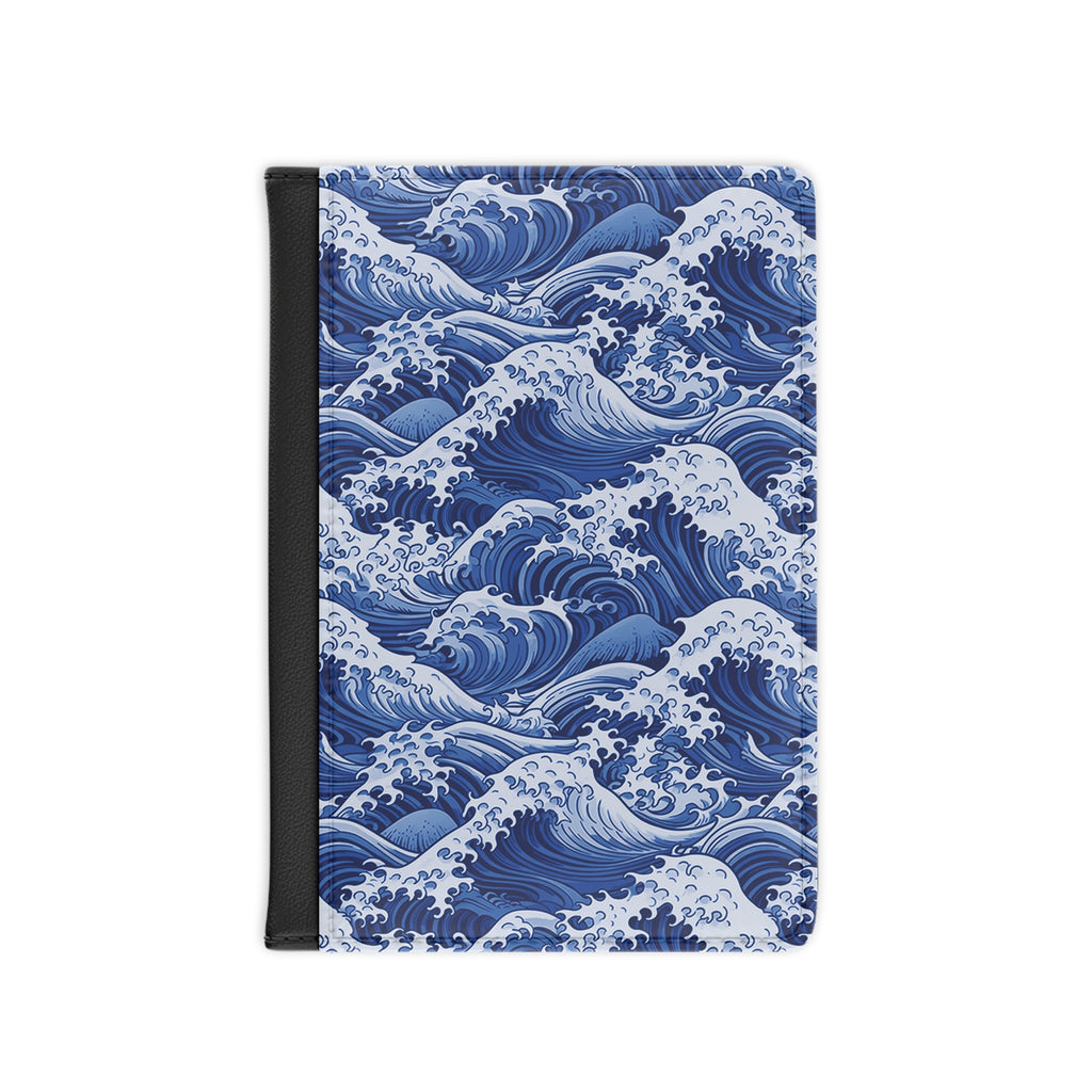 Tempest Tides - Blue - Passport Cover | Travel Accessory, Gift for Jet setters, Unique Travel Journal, Vacation Must-Have, Gift for Travelers