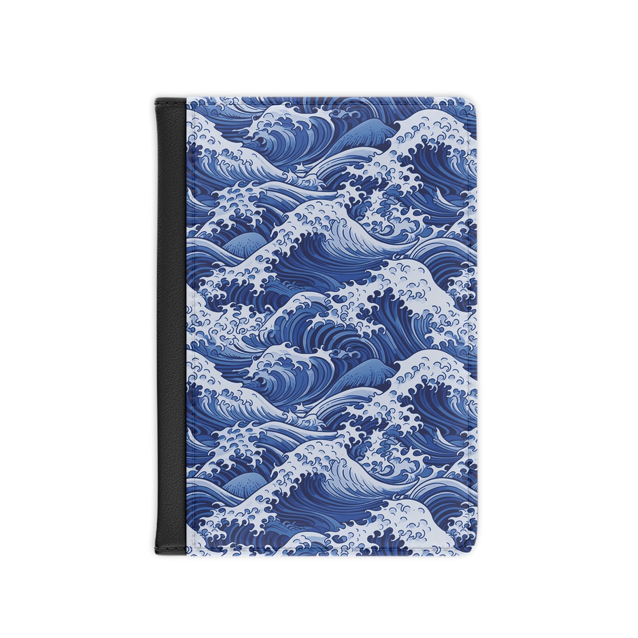 Tempest Tides - Blue - Passport Cover | Travel Accessory, Gift for Jet setters, Unique Travel Journal, Vacation Must-Have, Gift for Travelers