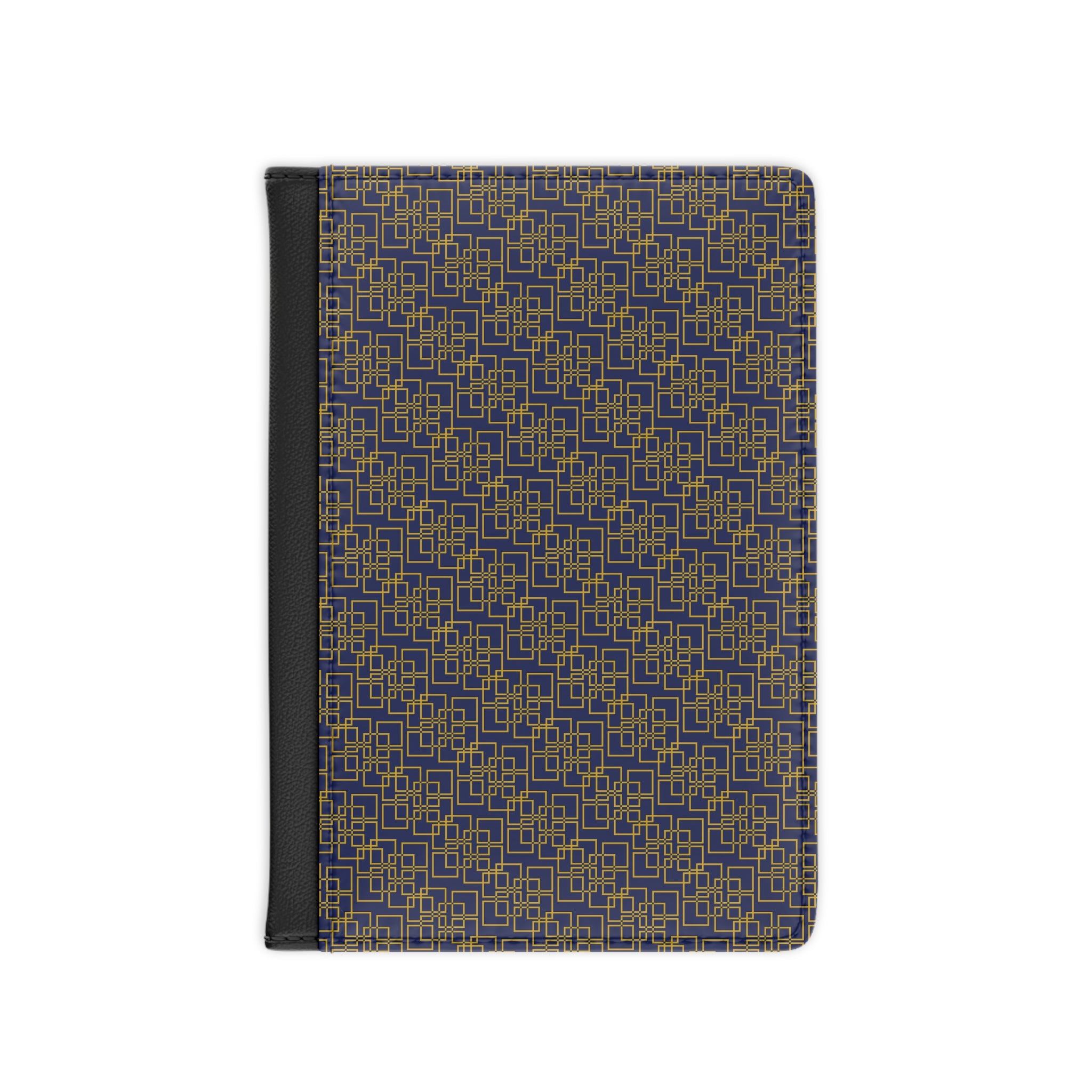 Linea Moda - Midnight Mallard - Gold - Passport Cover | Travel Accessory, Gift for Jet setters, Unique Travel Journal, Vacation Must-Have, Gift for Travelers