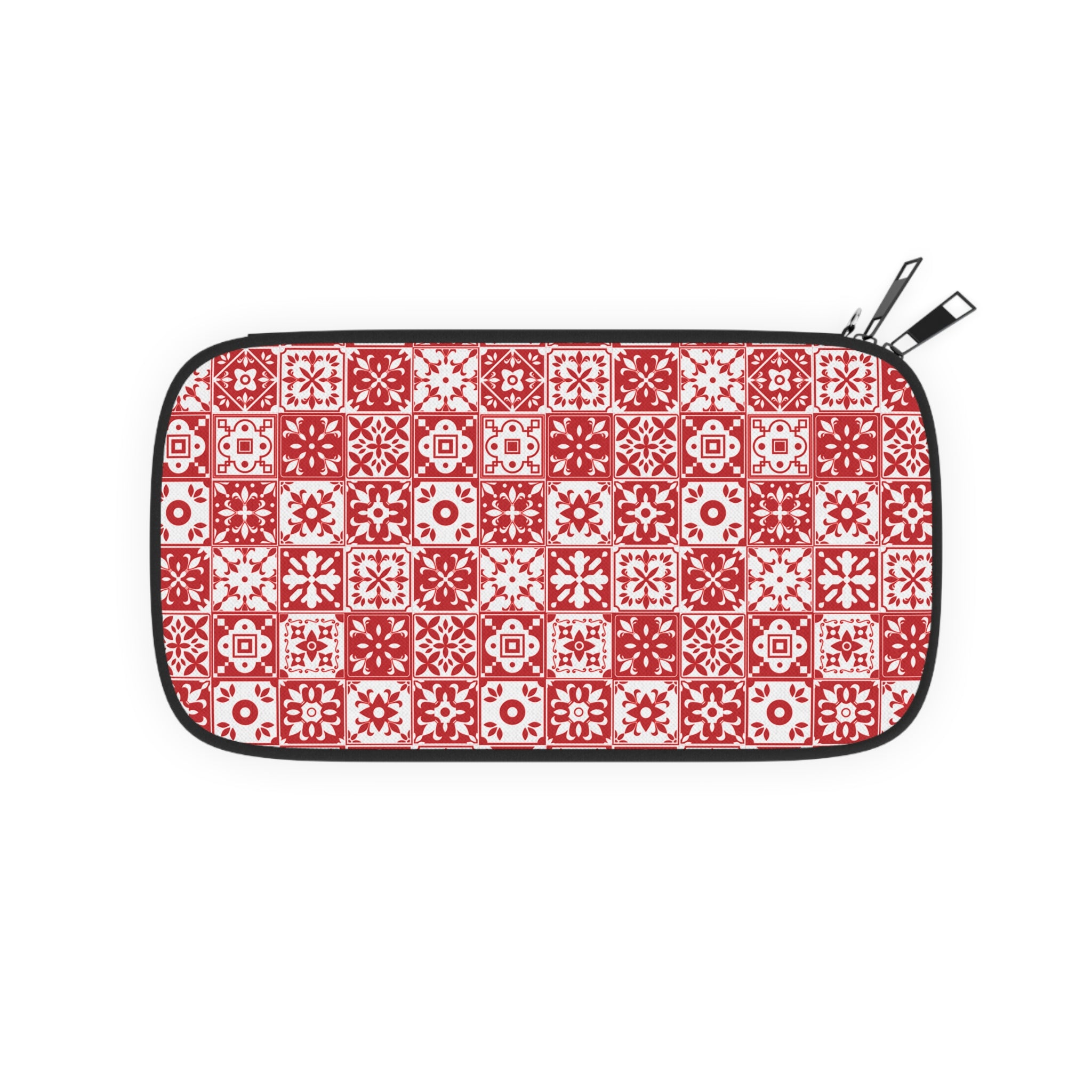 Mediterraneo Mosaic - Red - Passport Wallet - Perfect for Adventurers & Travelers