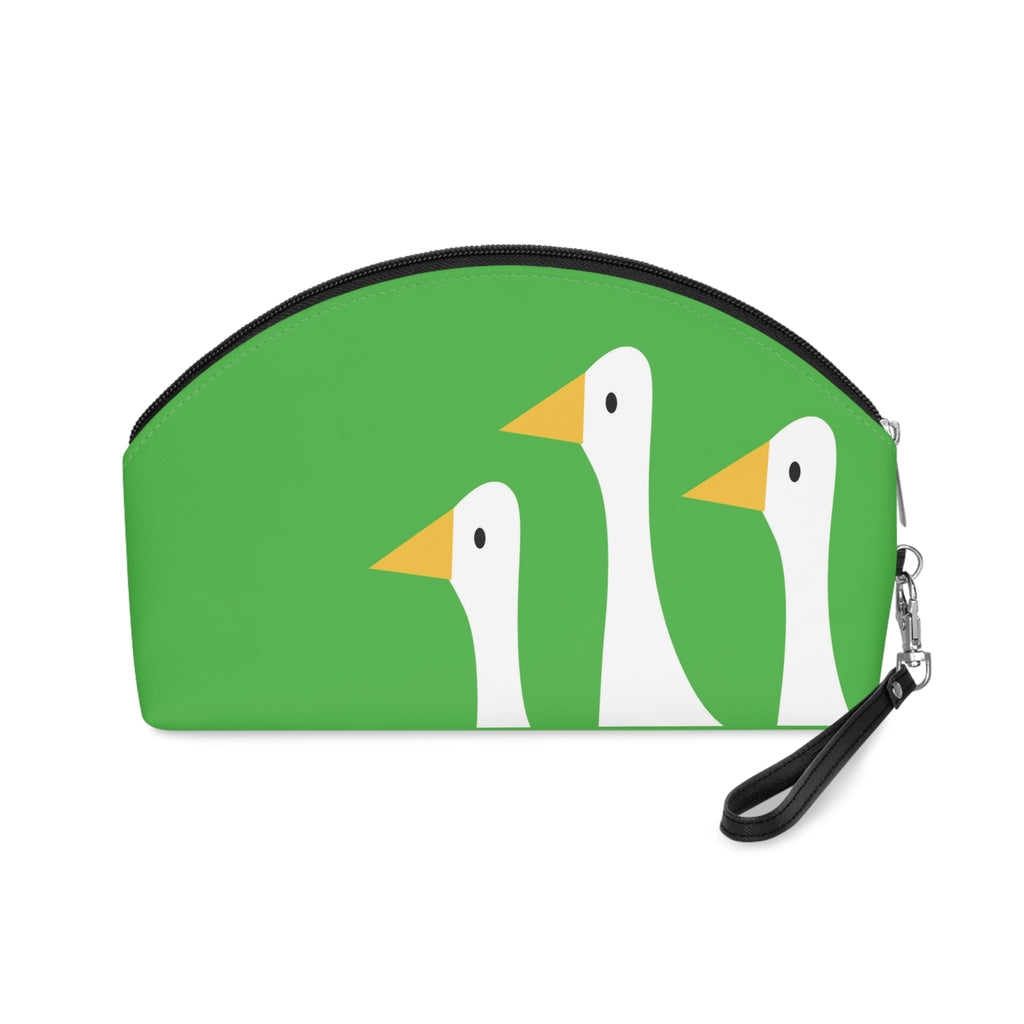 Traveling Ducks - Makeup Bag - Fun & Functional Travel Accessory - Lime Green