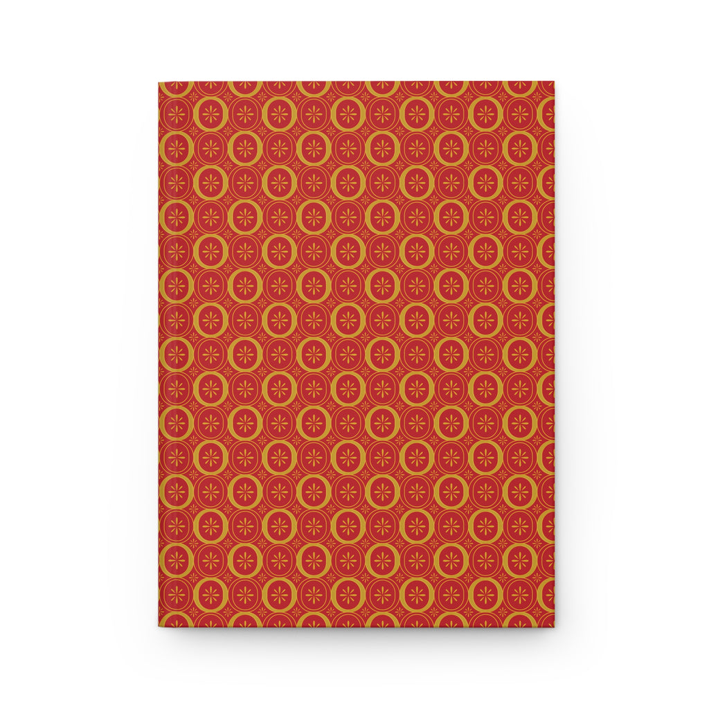 Solaris - Scarlet - Gold - Hardcover Journal - Matte Finish