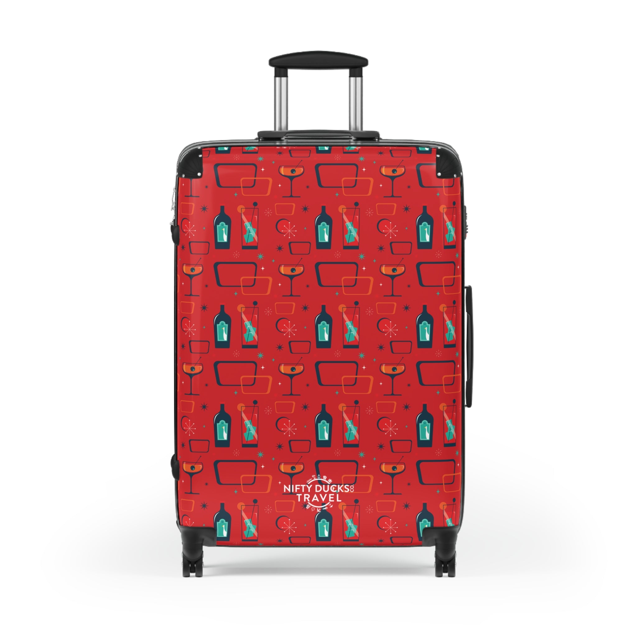 Cocktail Time - Scarlet - Suitcase - Stylish Luggage for Adventurers