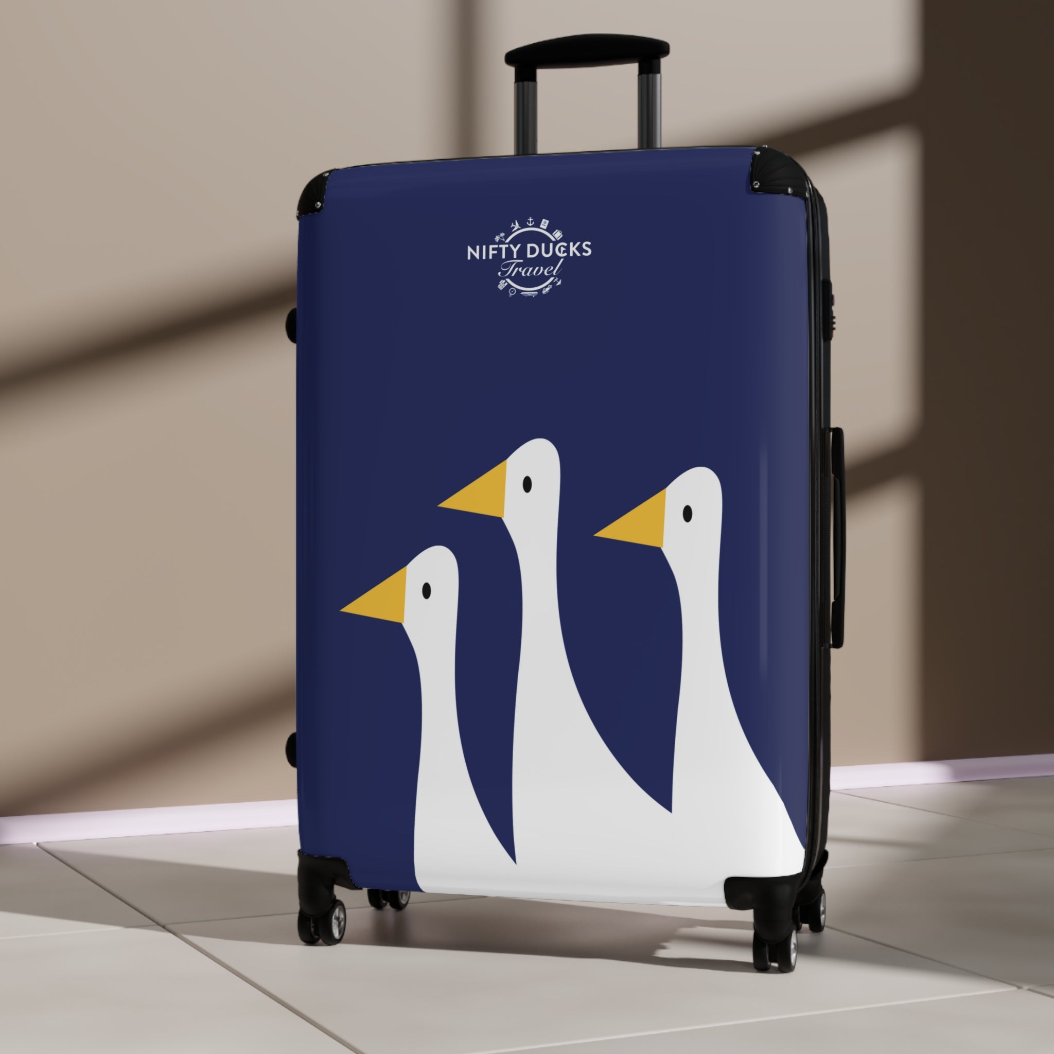 Traveling Ducks - Midnight Mallard - Stylish Luggage for Adventurers