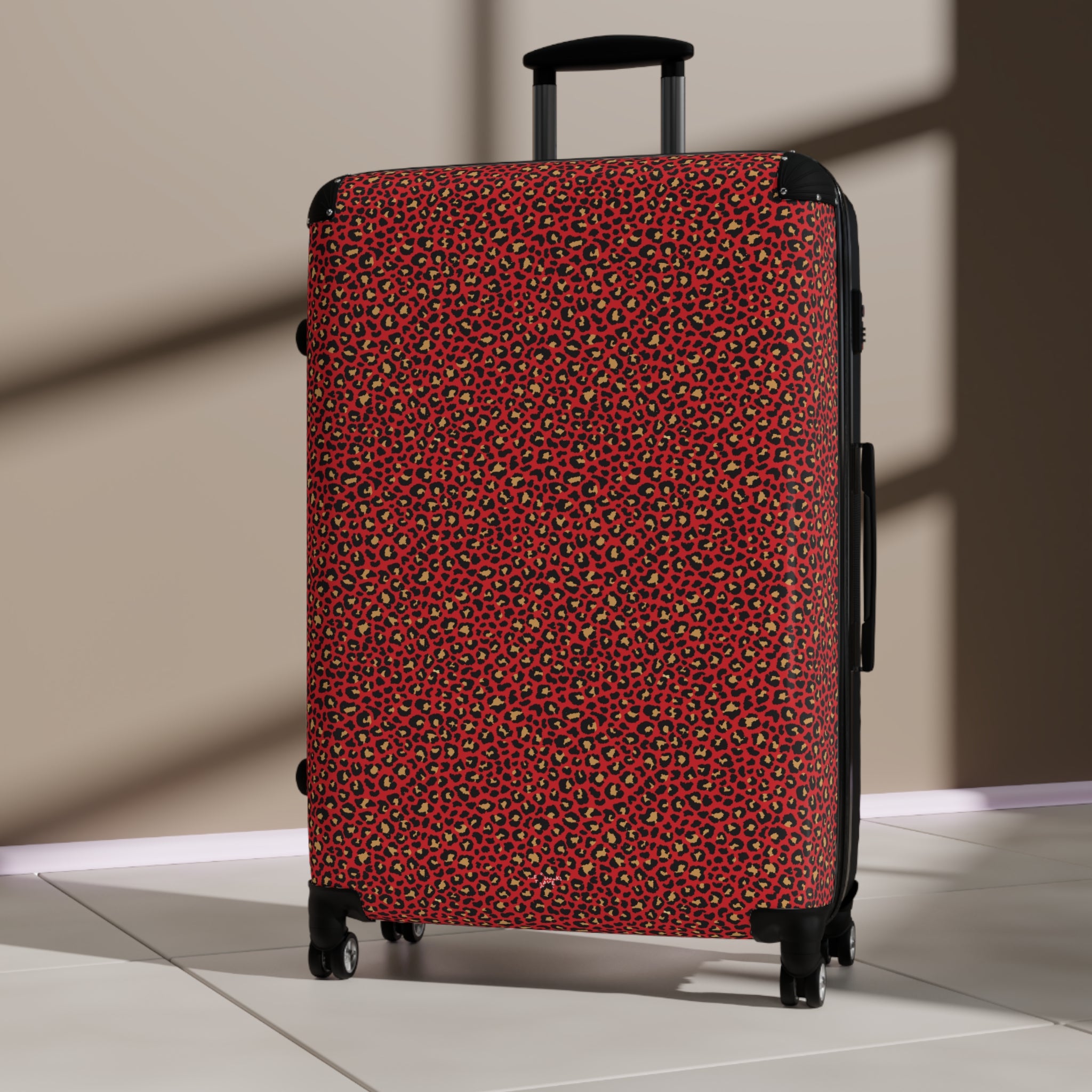 Spicy Kitty - Scarlet - Leopard Print - Suitcase - Stylish Luggage for Adventurers