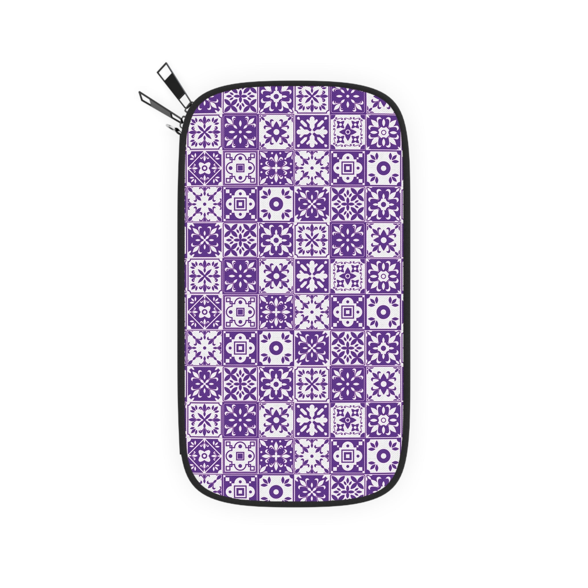 Mediterraneo Mosaic - Purple - Passport Wallet - Perfect for Adventurers & Travelers