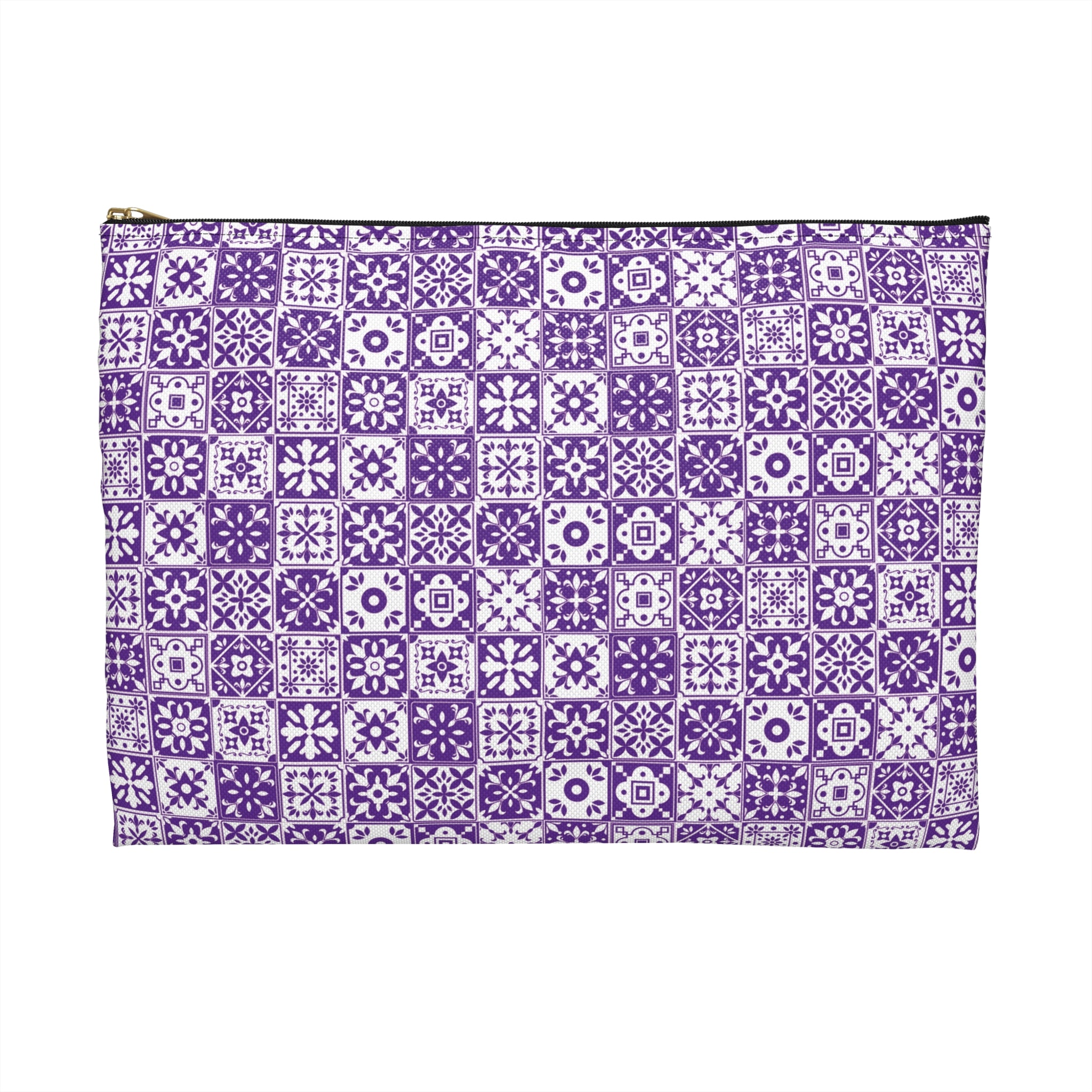 Mediterraneo Mosaic - Purple - Accessory Pouch - Perfect for Adventurers & Travelers