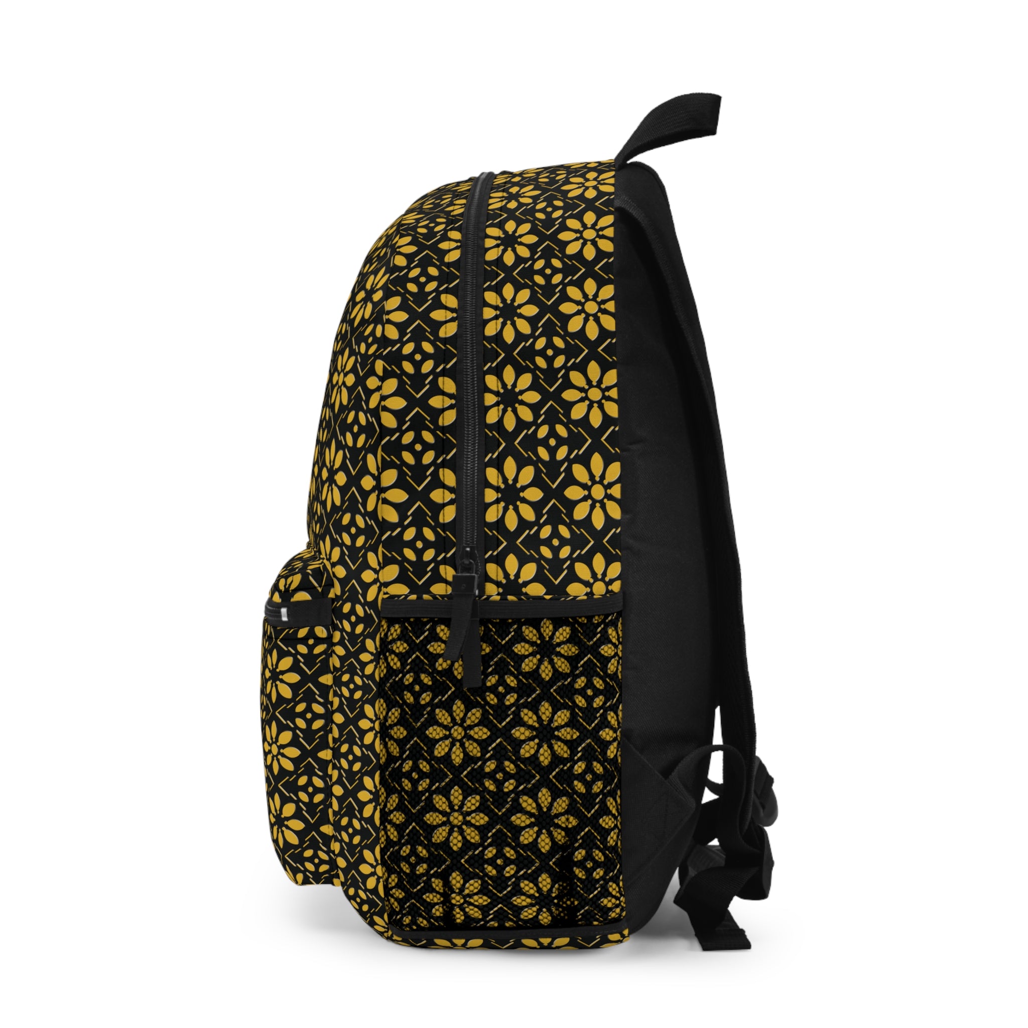 Florina - Gold - Black - Backpack - Travel Bag
