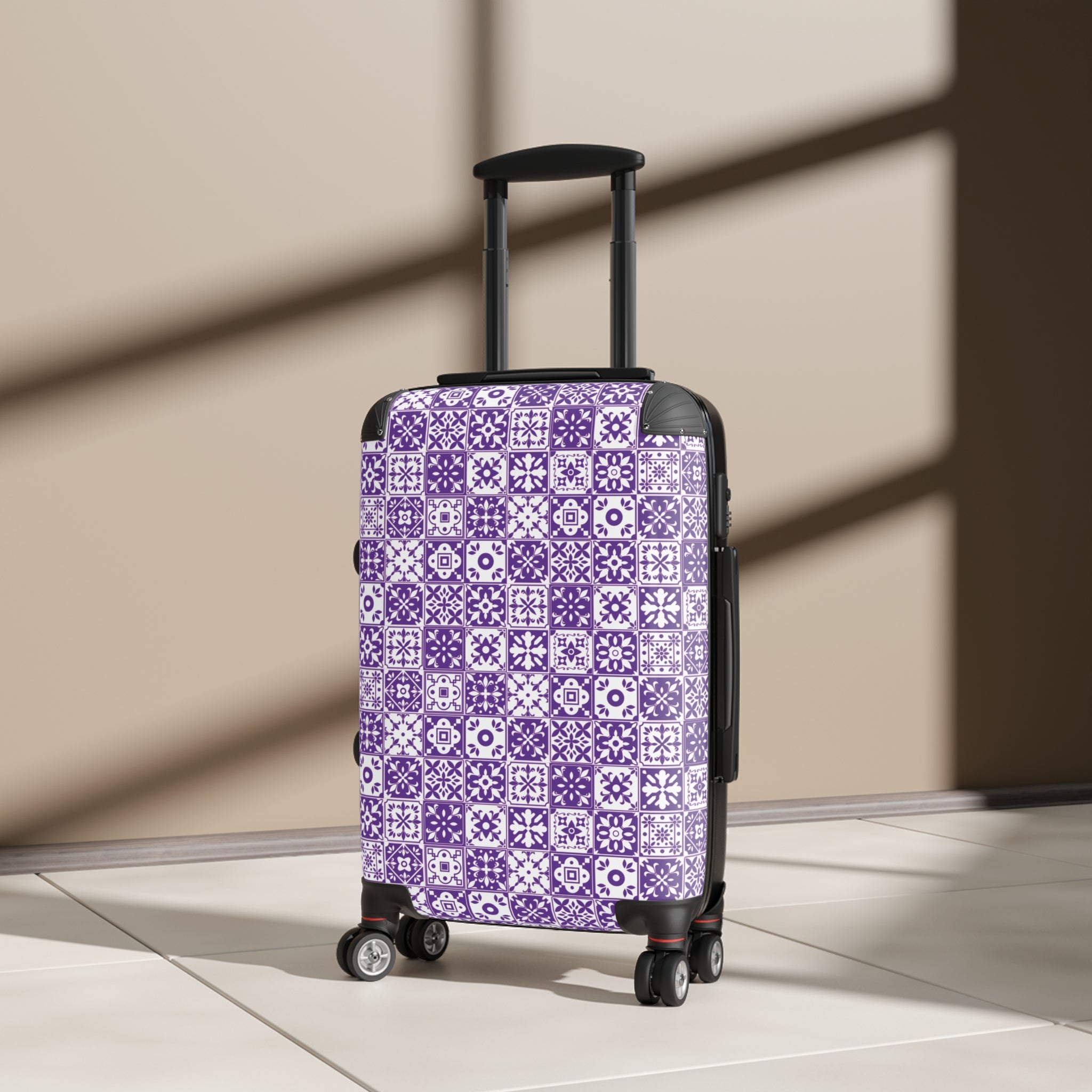 Mediterraneo Mosaic - Purple - Suitcase - Stylish Luggage for Adventurers