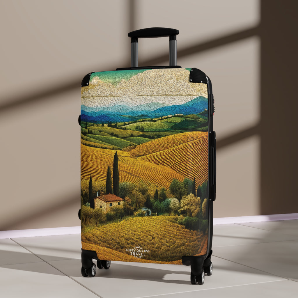 Italian Countryside - Suitcase - Stylish Luggage for Adventurers