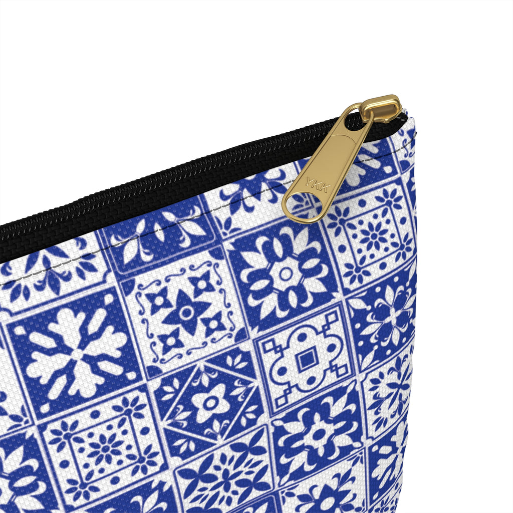 Mediterraneo Mosaic - Blue - Accessory Pouch - Perfect for Adventurers & Travelers