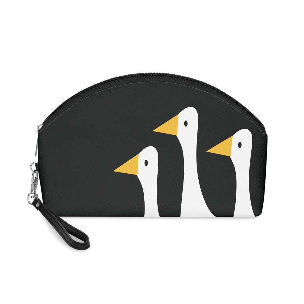 Traveling Ducks - Makeup Bag - Fun & Functional Travel Accessory - Black