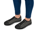 Tessara Noir - Black - Women's Low Top Sneakers — Casual Canvas Shoes