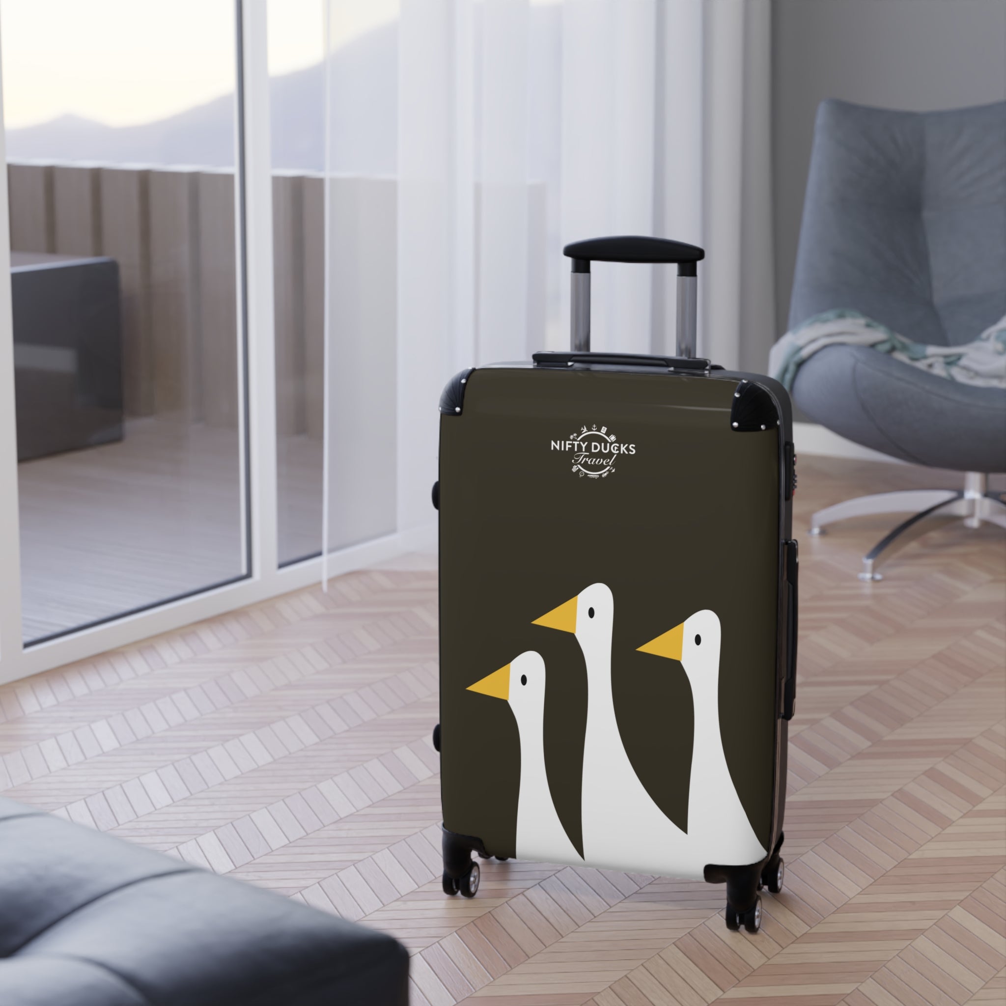 Traveling Ducks - Stylish Luggage for Adventurers - Signature Brown