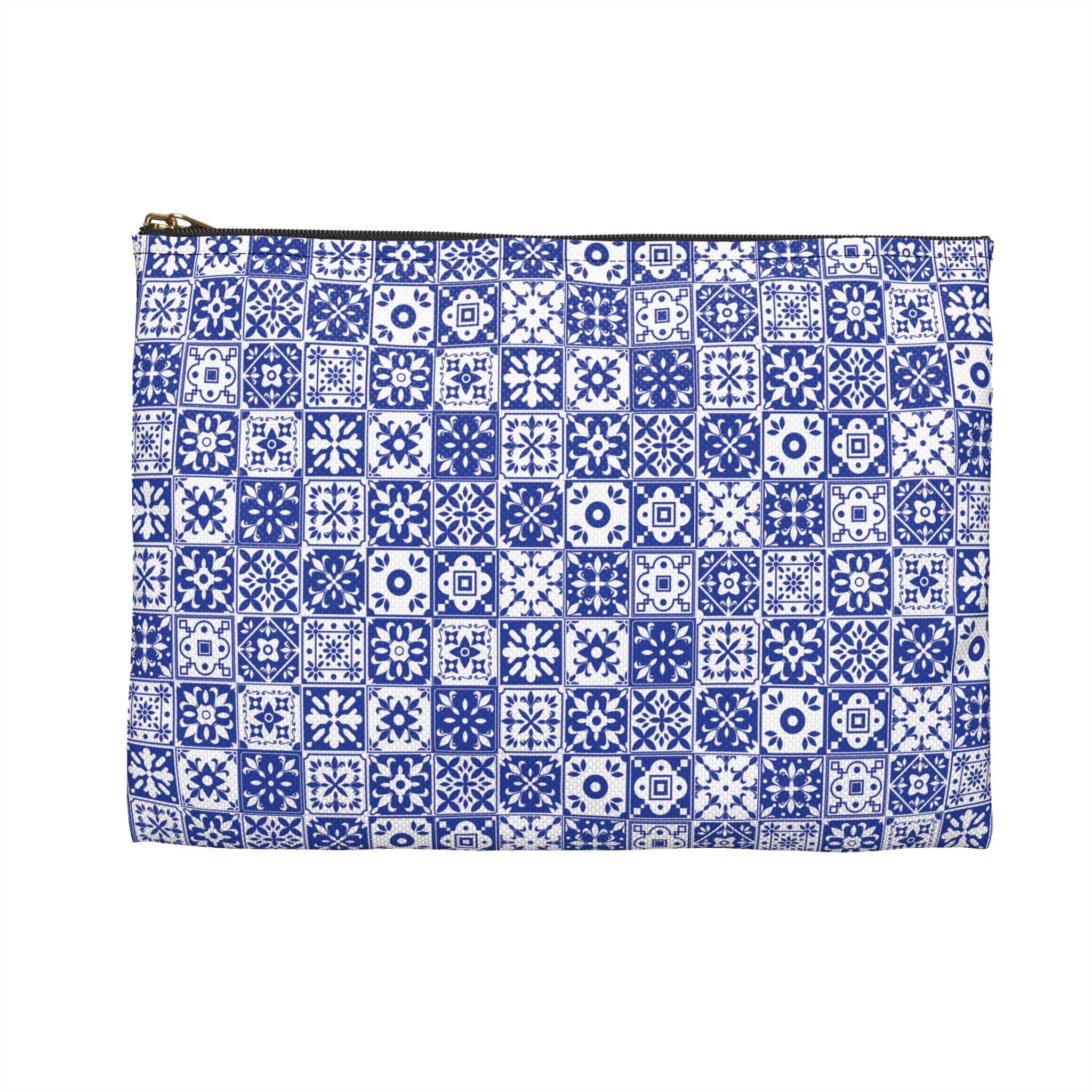 Mediterraneo Mosaic - Blue - Accessory Pouch - Perfect for Adventurers & Travelers