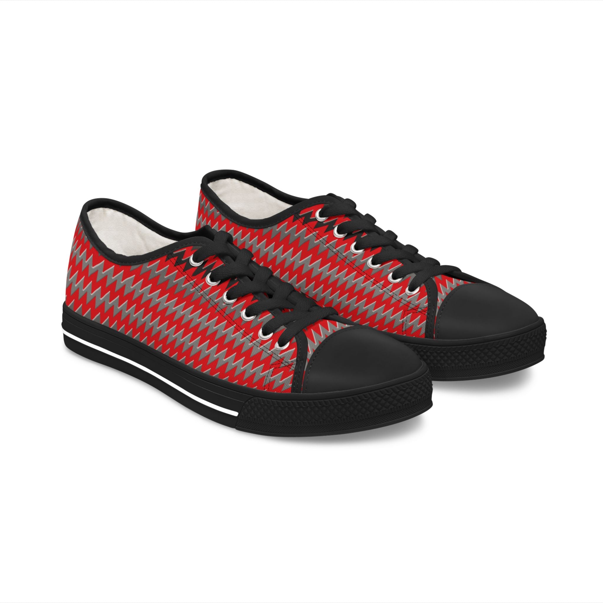 Kinetra - Scarlet - Women's Low Top Sneakers — Casual Canvas Shoes