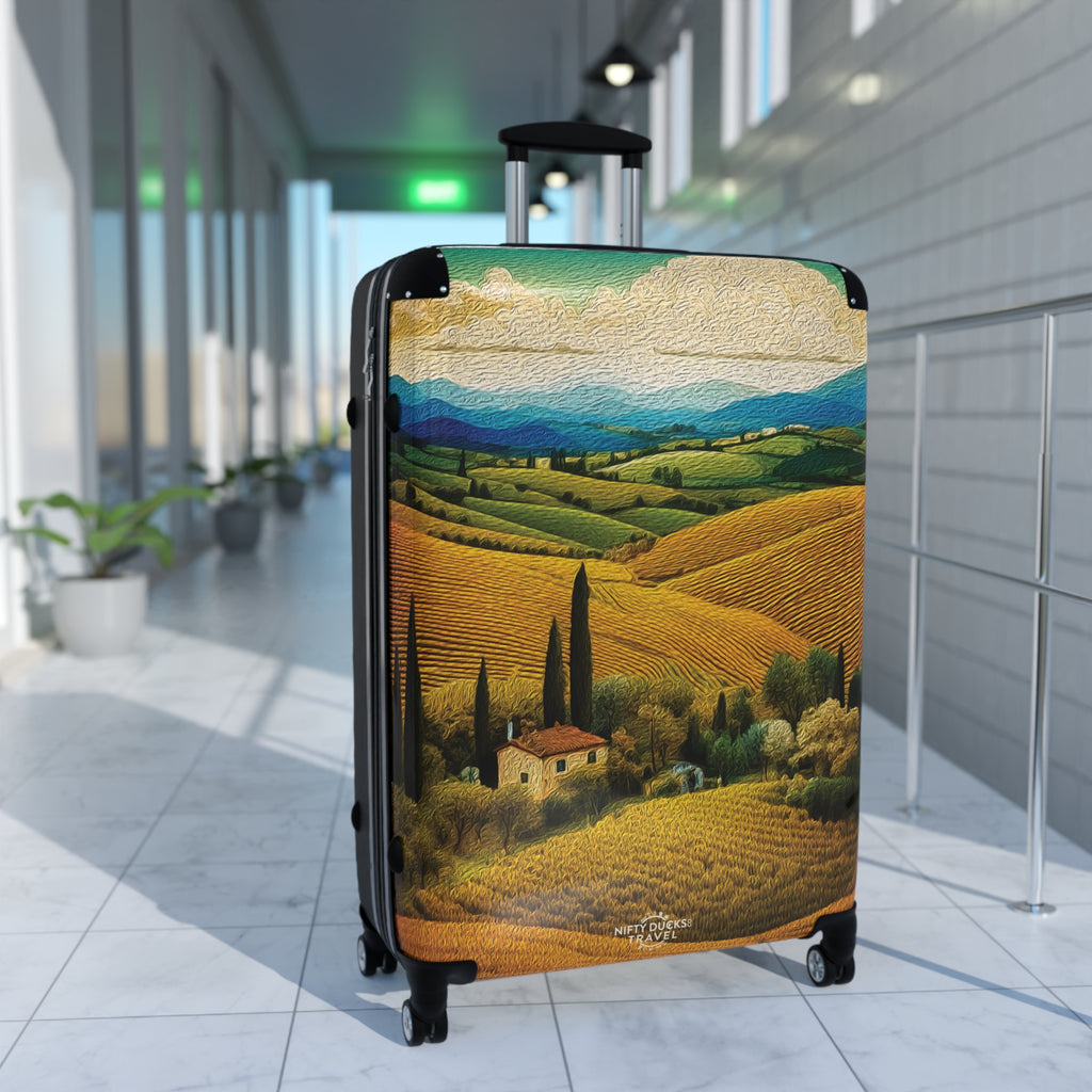 Italian Countryside - Suitcase - Stylish Luggage for Adventurers