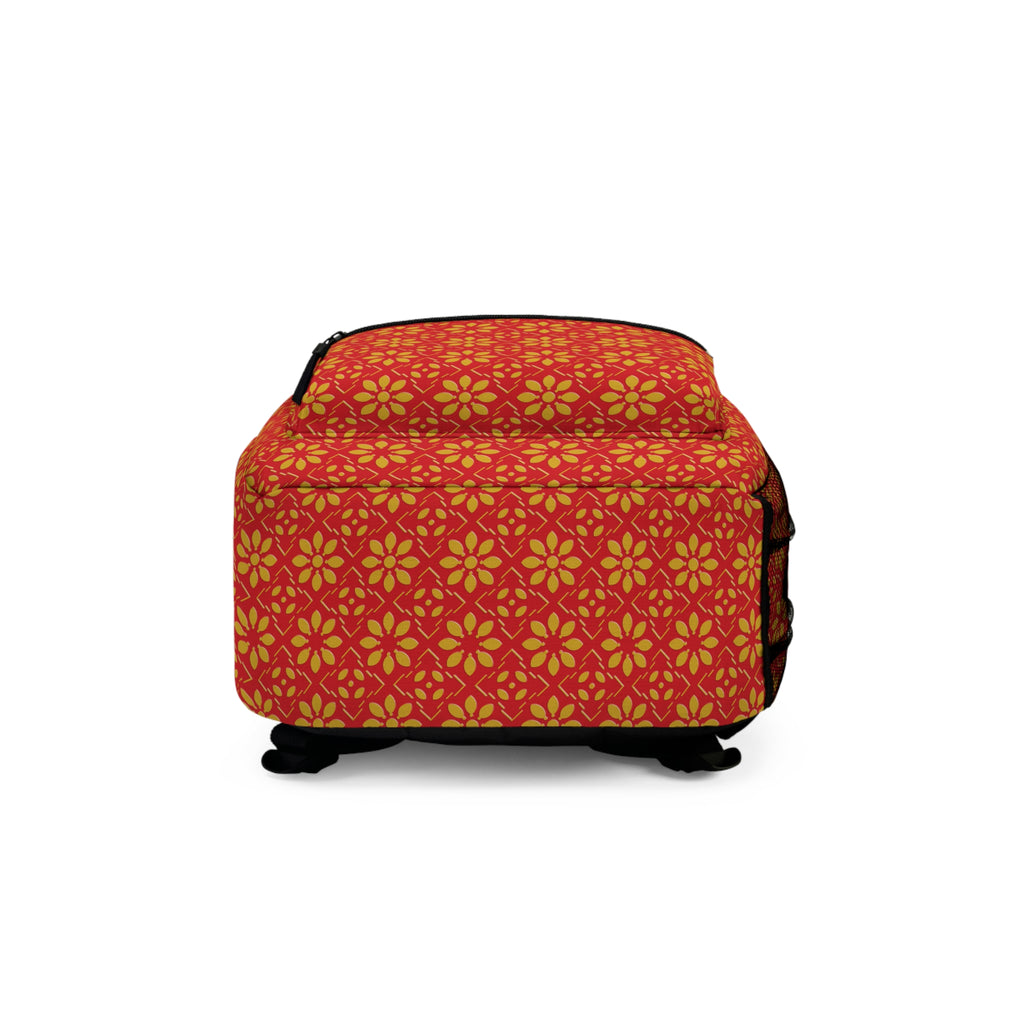 Florina - Gold - Scarlet - Backpack - Travel Bag