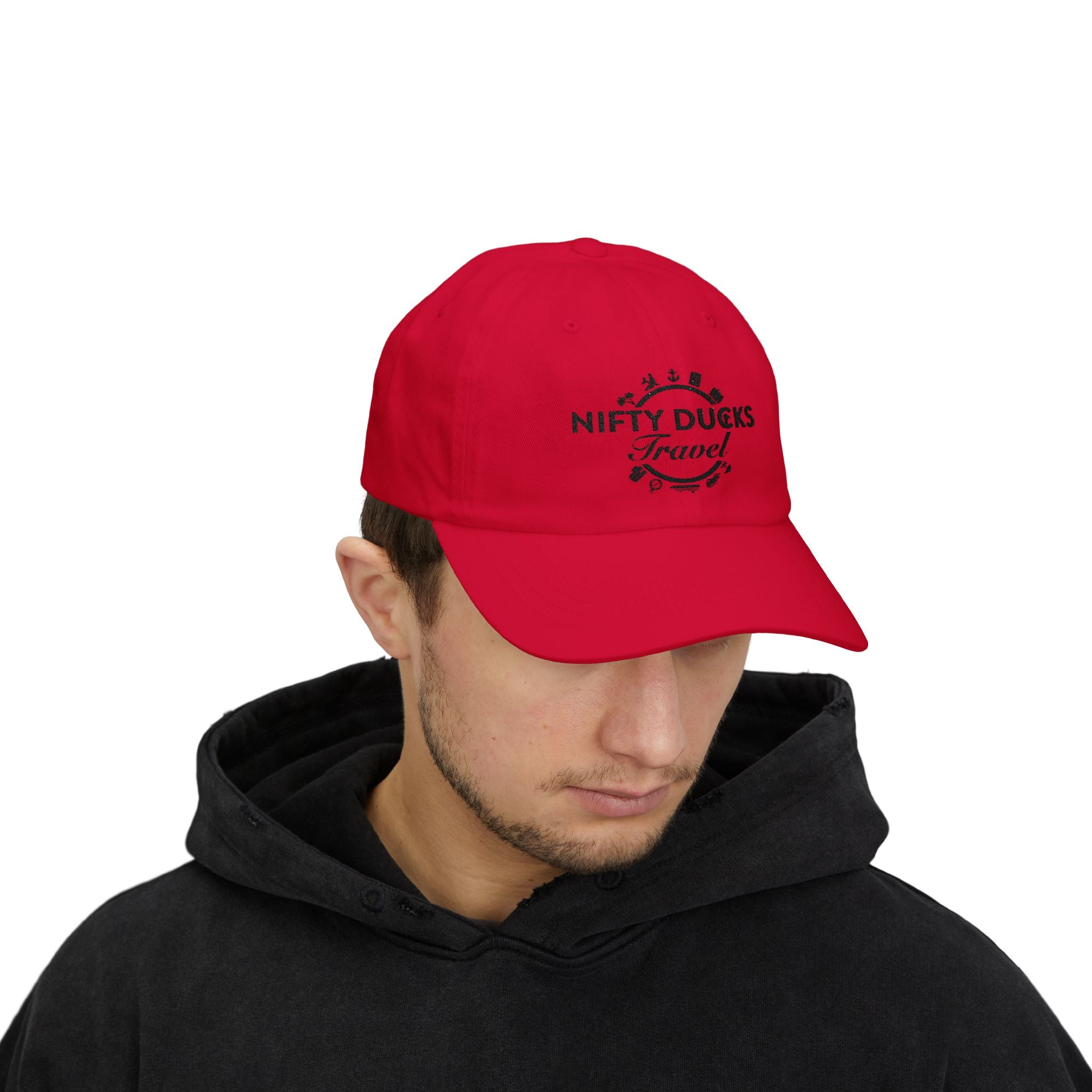 Nifty Ducks Travel Logo Classic Dad Cap - Perfect for Adventurers