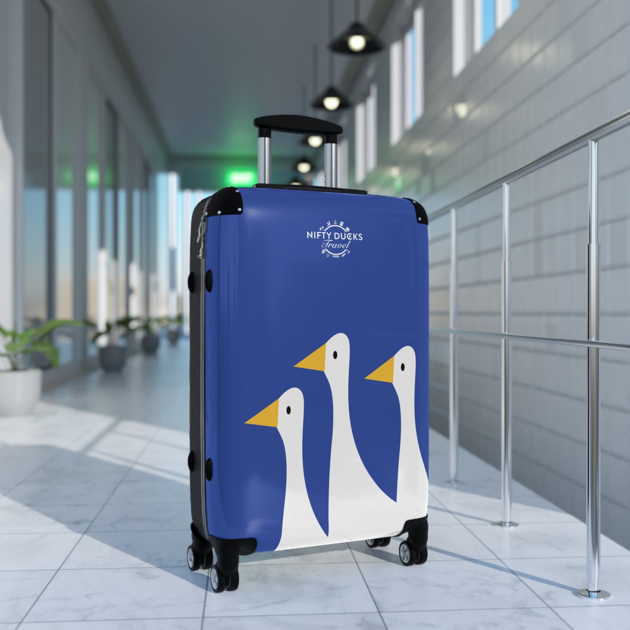 Traveling Ducks - Stylish Luggage for Adventurers - Blue