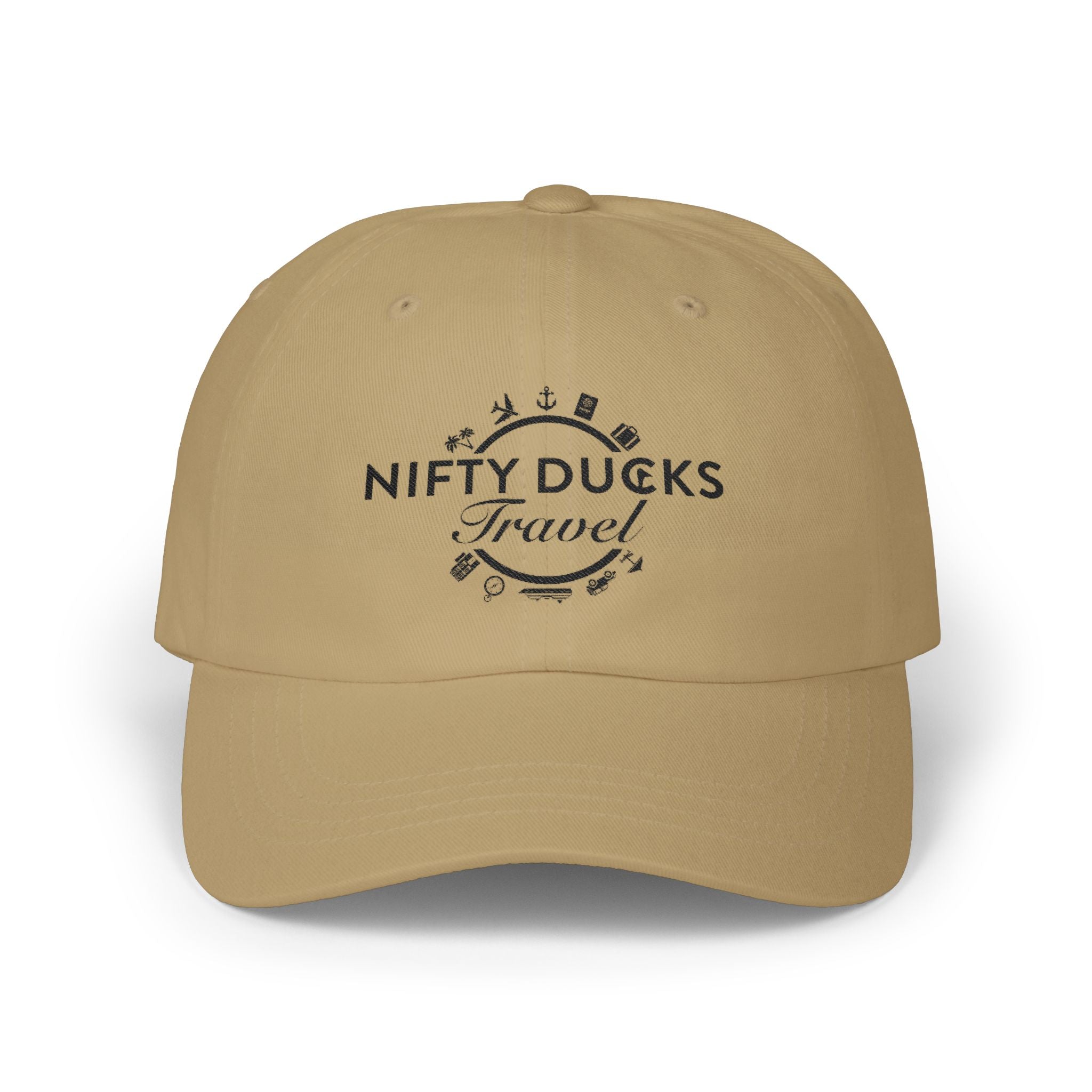 Nifty Ducks Travel Logo Classic Dad Cap - Perfect for Adventurers