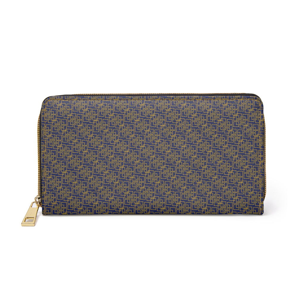 Linea Moda - Gold - Midnight Mallard - Zipper Wallet - Travel Accessories
