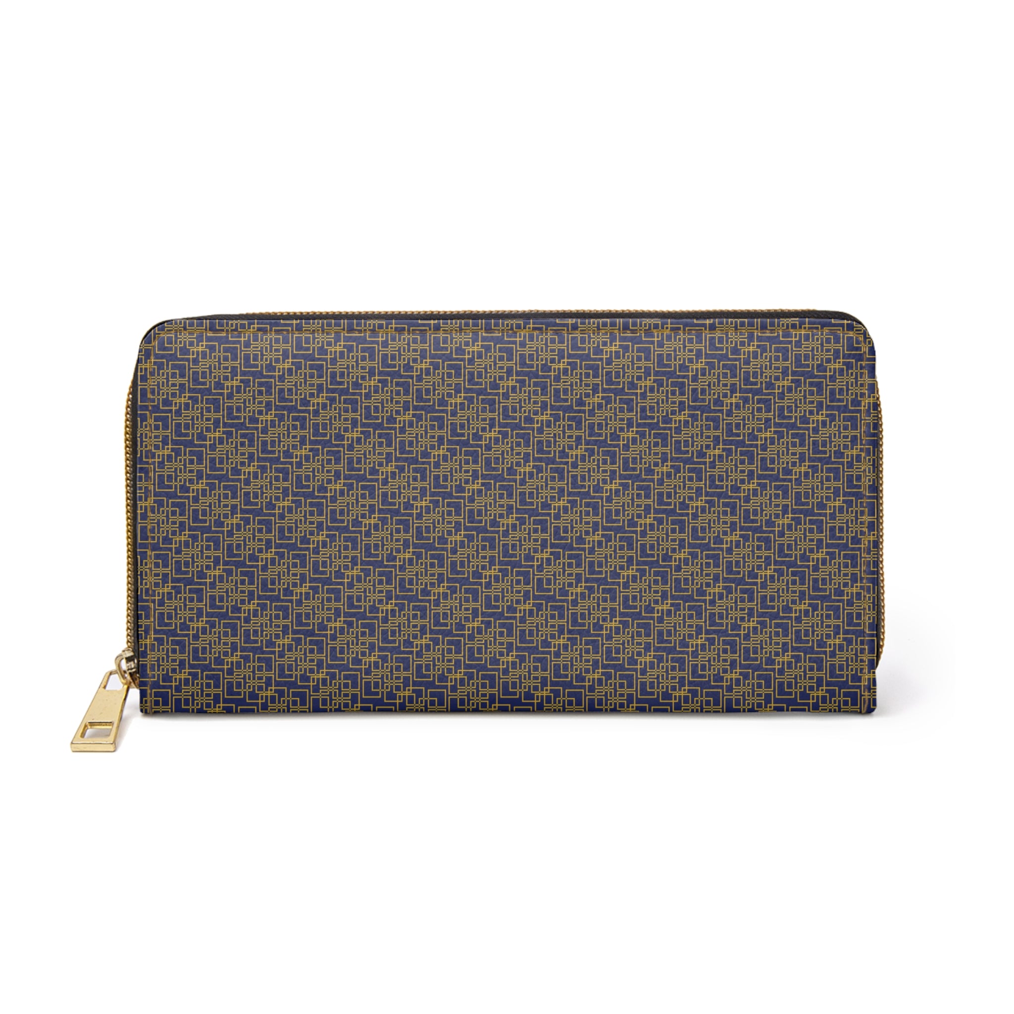 Linea Moda - Gold - Midnight Mallard - Zipper Wallet - Travel Accessories