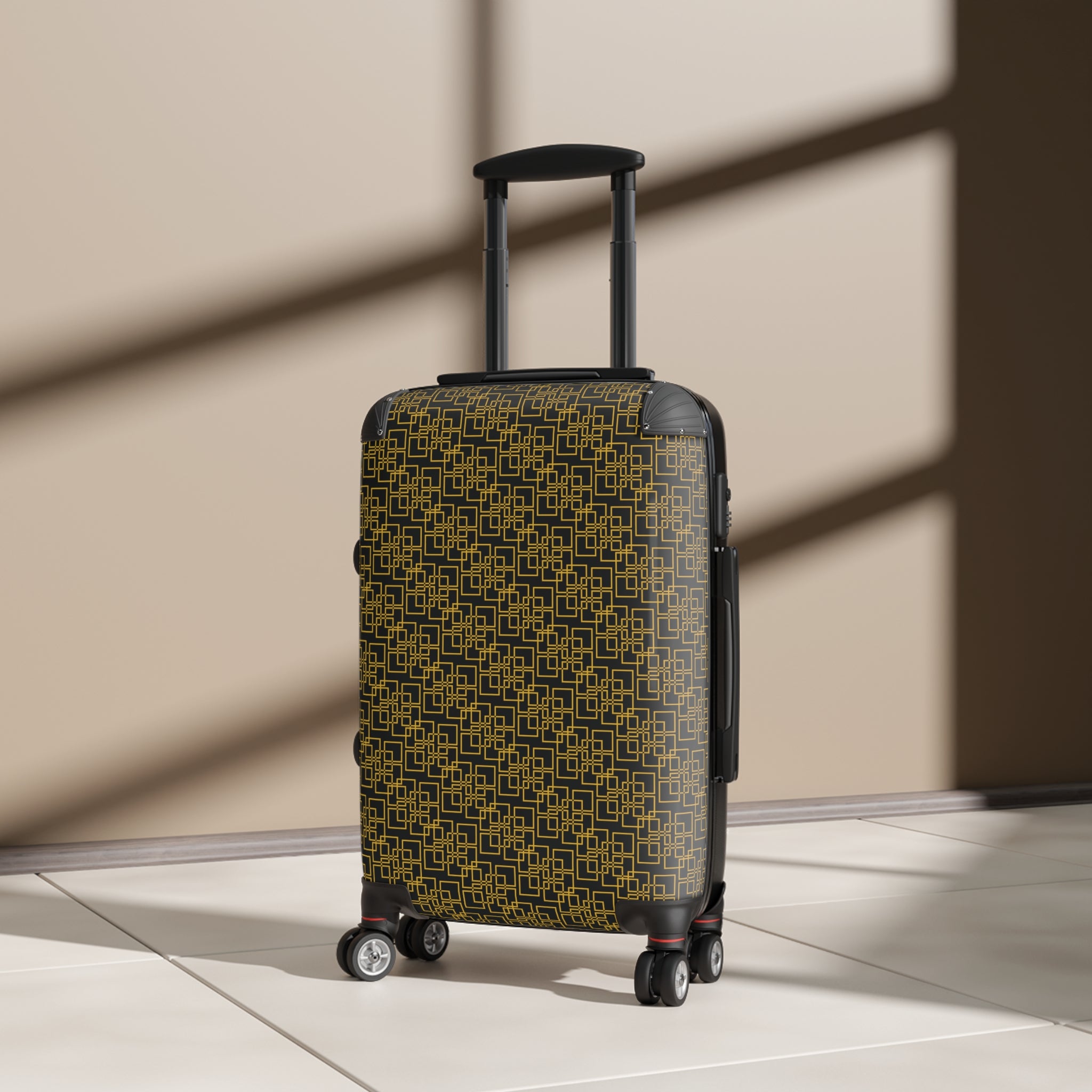 Linea Moda - Gold - Black - Stylish Luggage for Adventurers