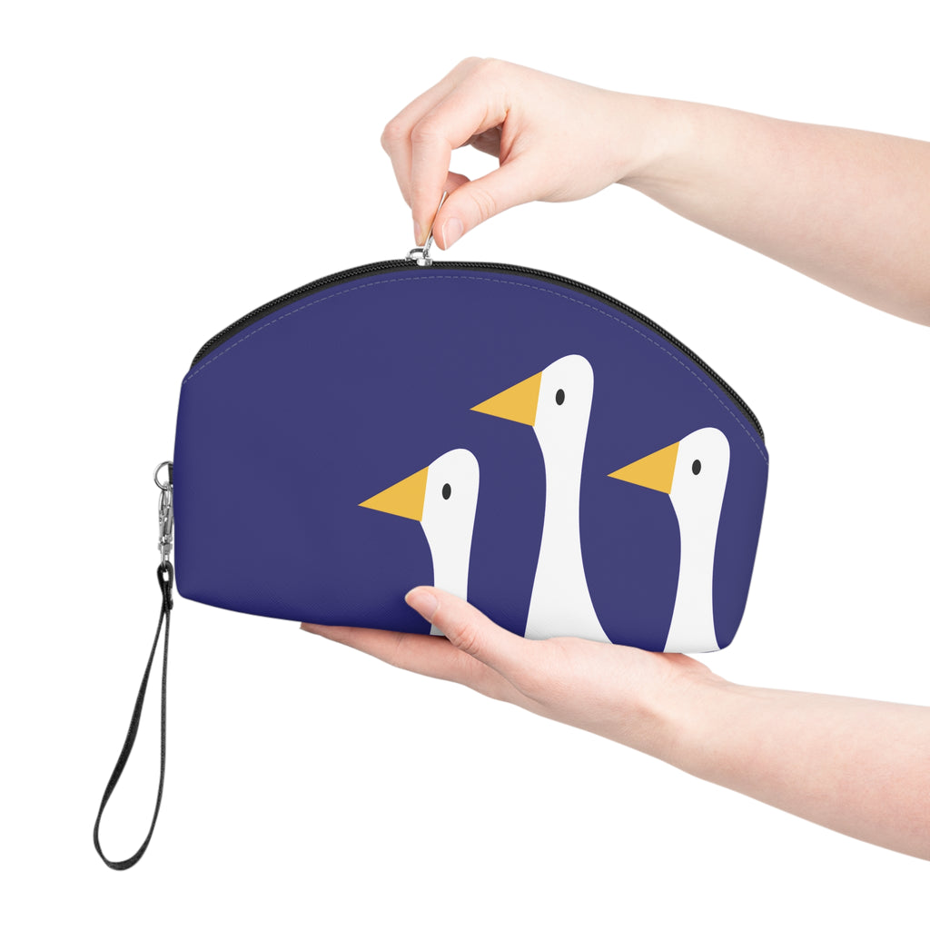 Traveling Ducks - Makeup Bag - Fun & Functional Travel Accessory - Ultramarine