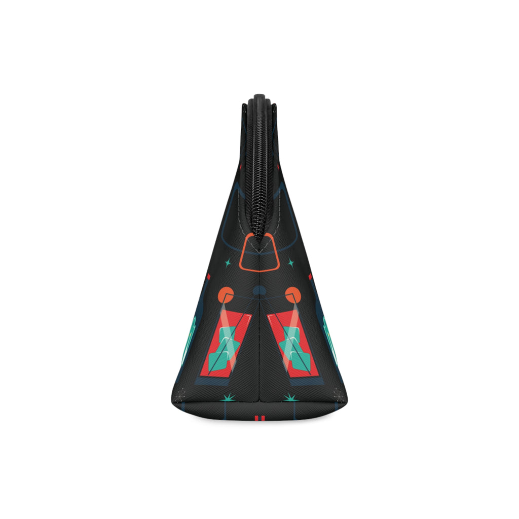 Cocktail Time - Black - Mid Century design - Makeup Bag - Fun & Functional Travel Accessory