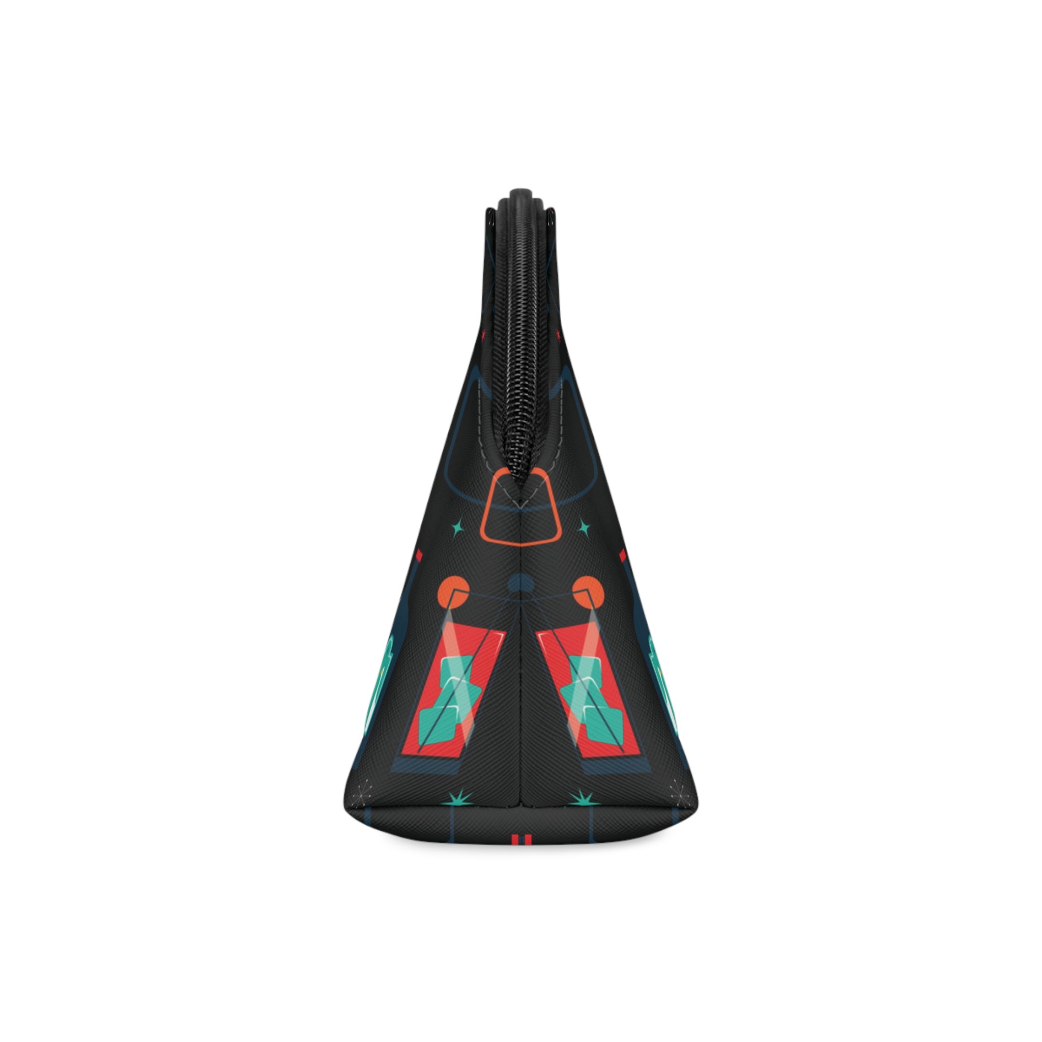Cocktail Time - Black - Mid Century design - Makeup Bag - Fun & Functional Travel Accessory