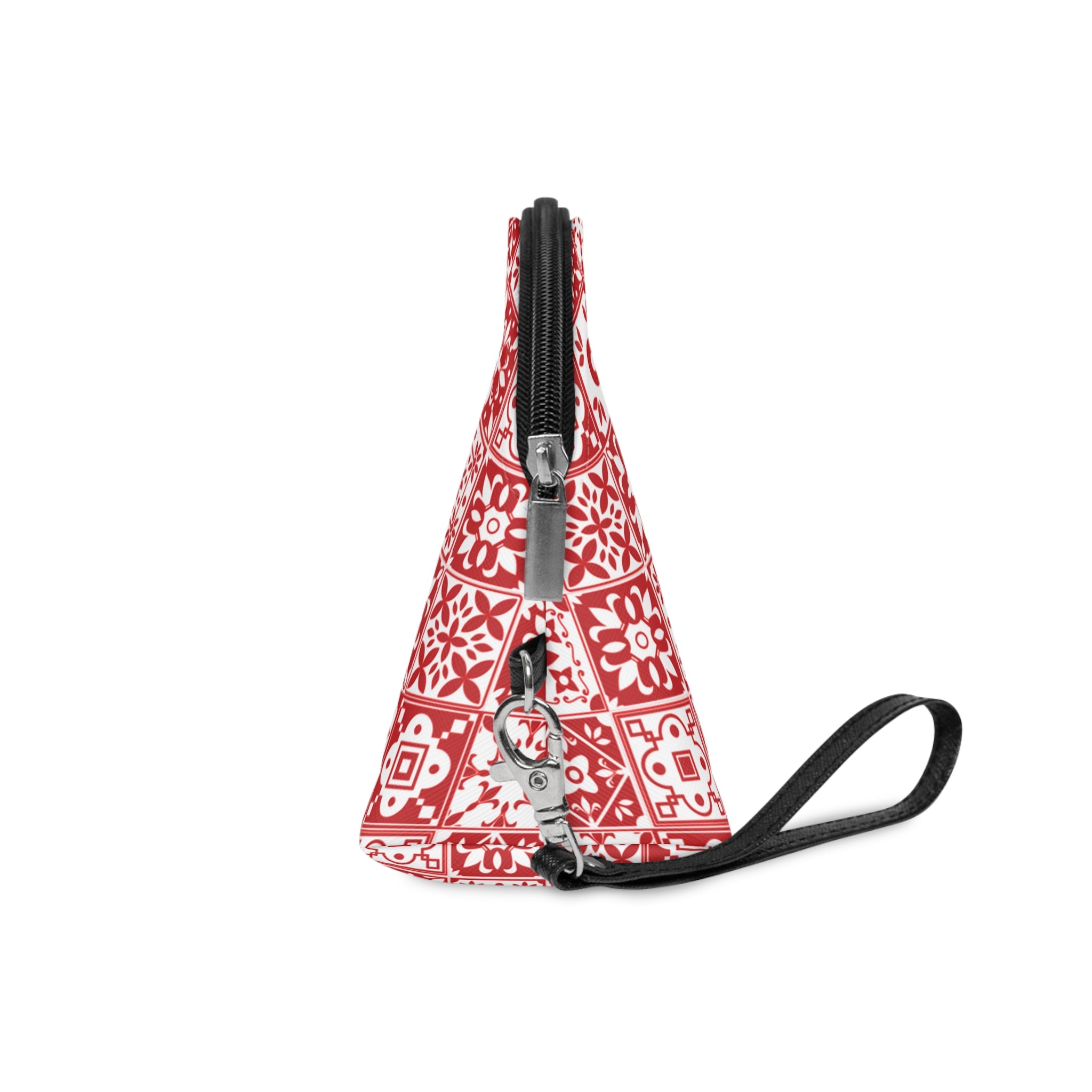 Mediterraneo Mosaic - Red - Mid Century design - Makeup Bag - Fun & Functional Travel Accessory