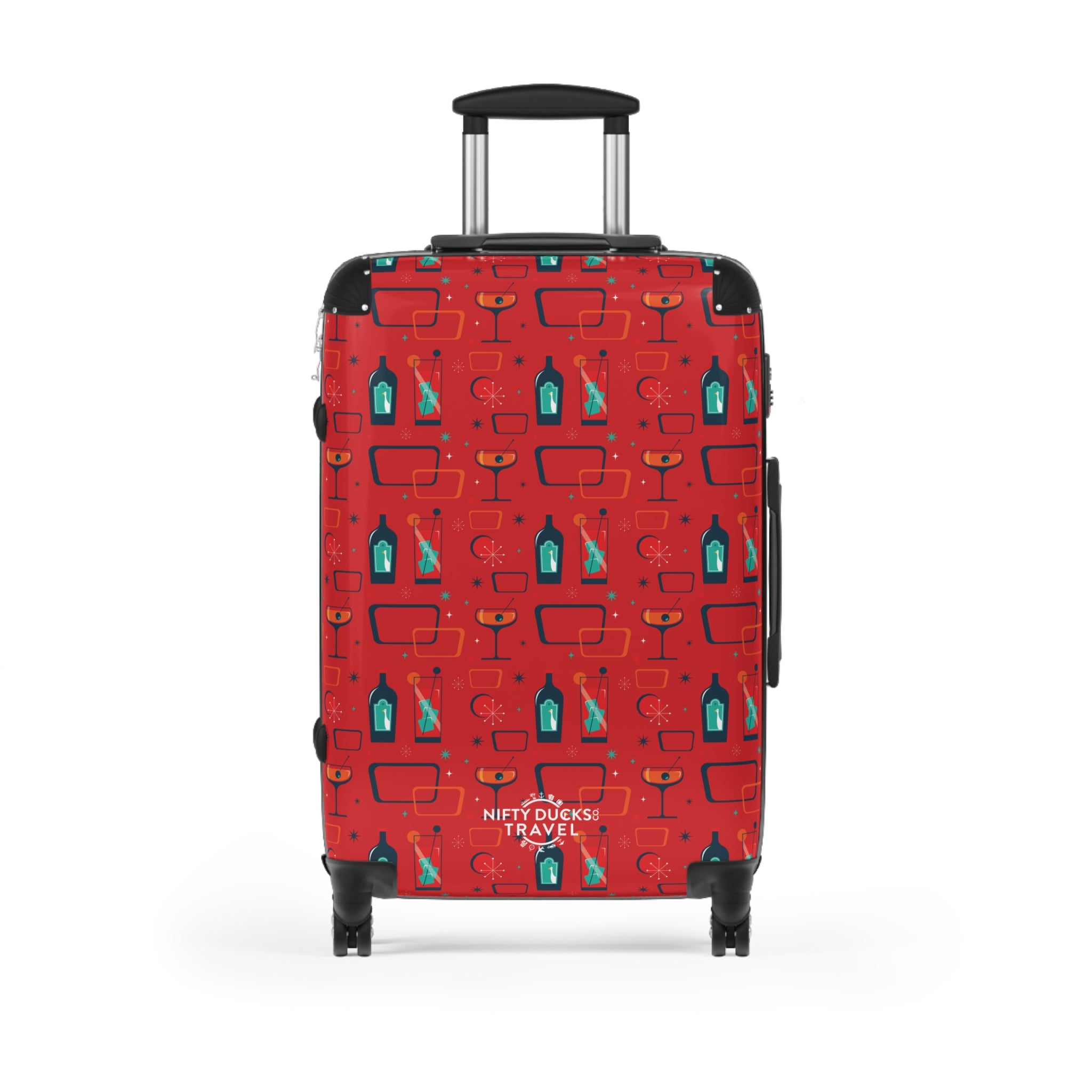 Cocktail Time - Scarlet - Suitcase - Stylish Luggage for Adventurers